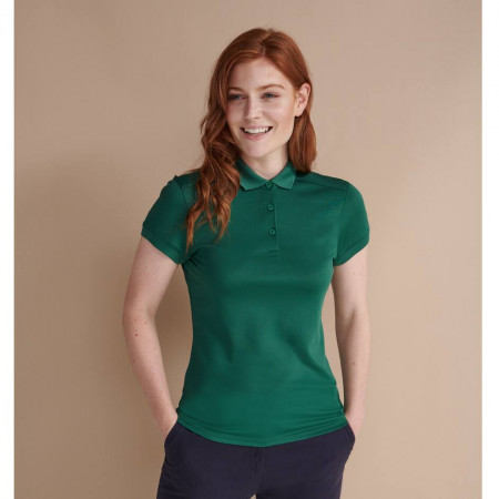 LADIES’ STRETCH POLYESTER POLO SHIRT