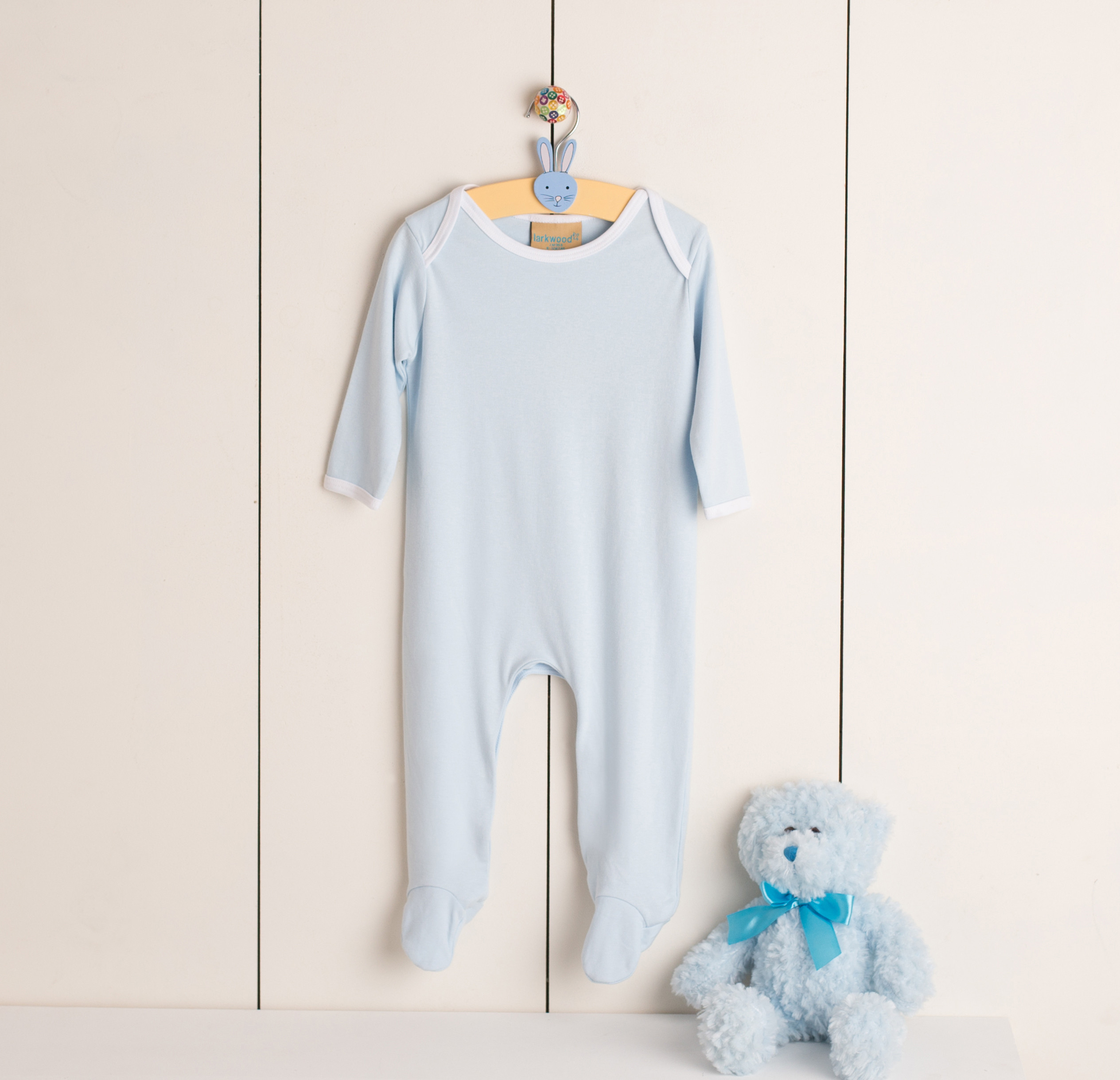 CONTRAST LONG SLEEVED SLEEP SUIT