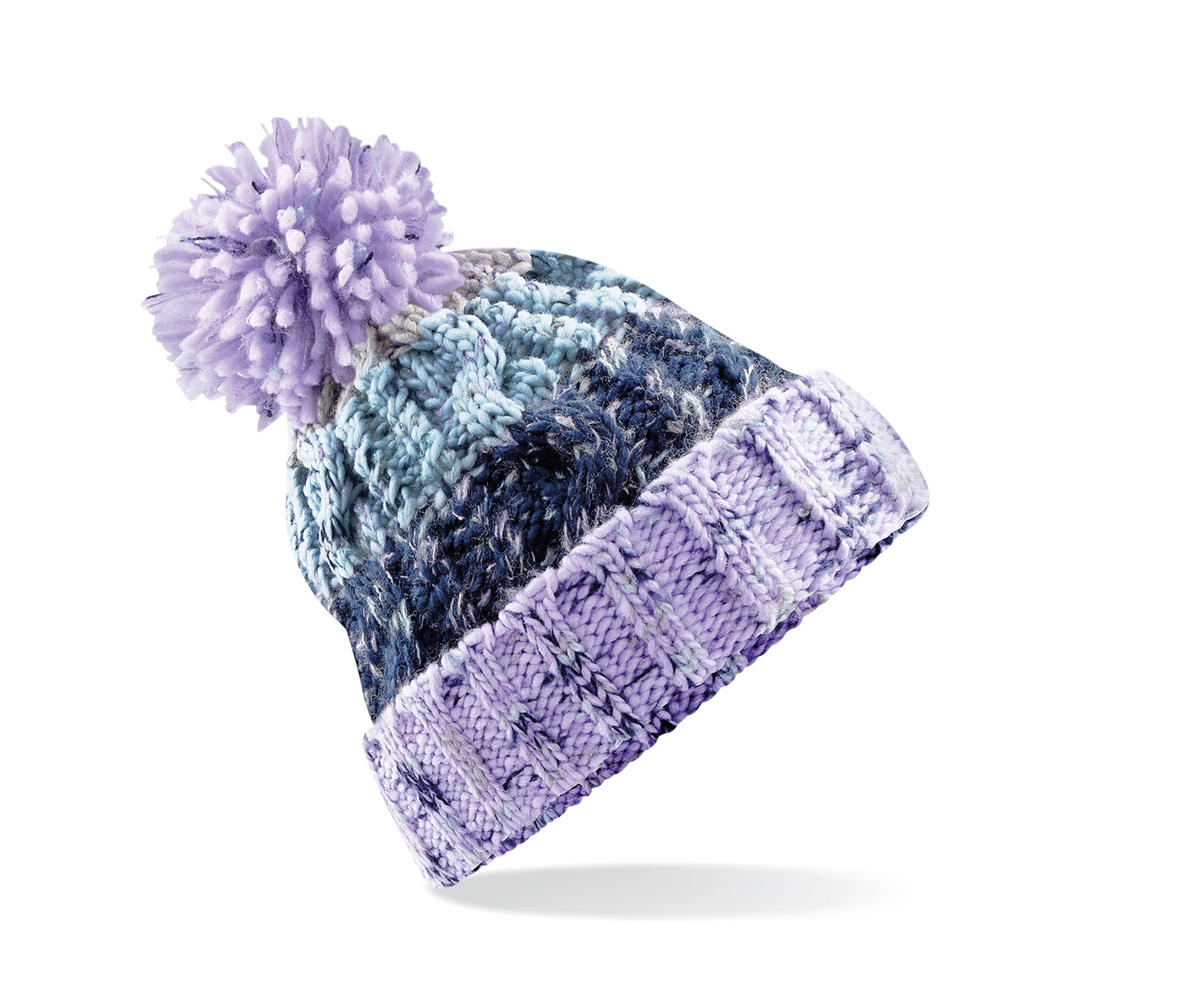 CORKSCREW POM POM BEANIE