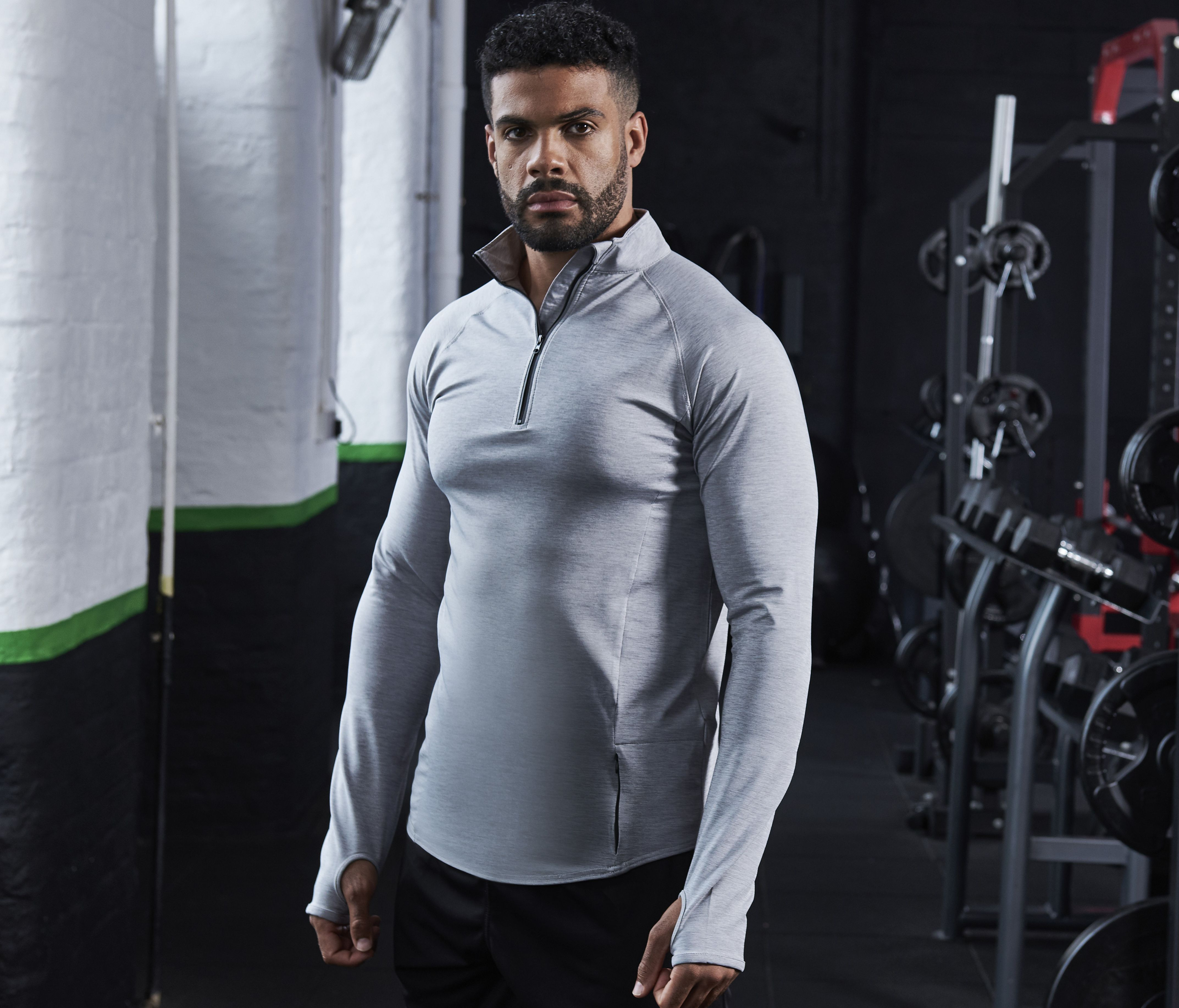 COOL FLEX 1/2 ZIP TOP