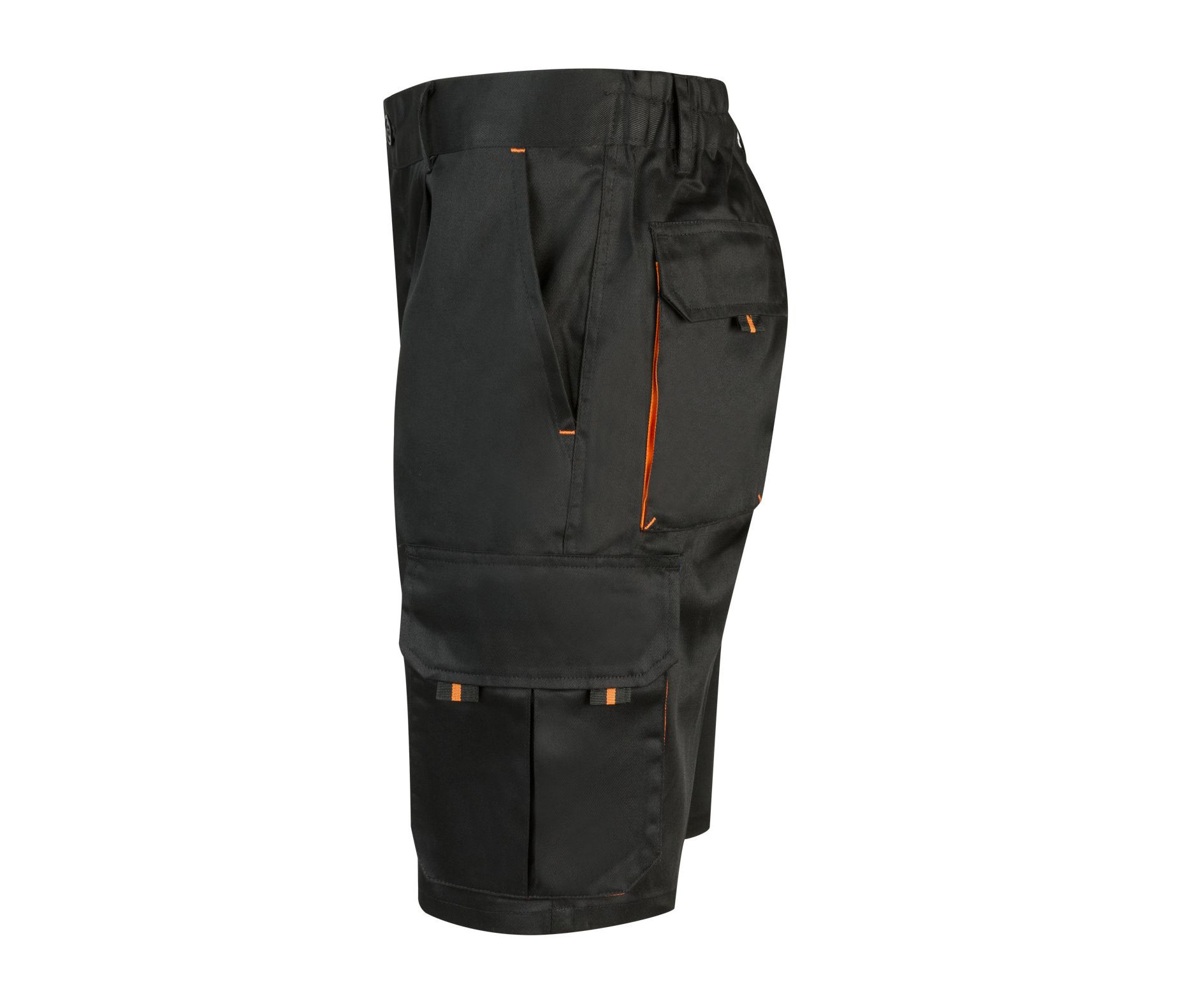 TWO-TONE MULTI-POCKET BERMUDA SHORTS