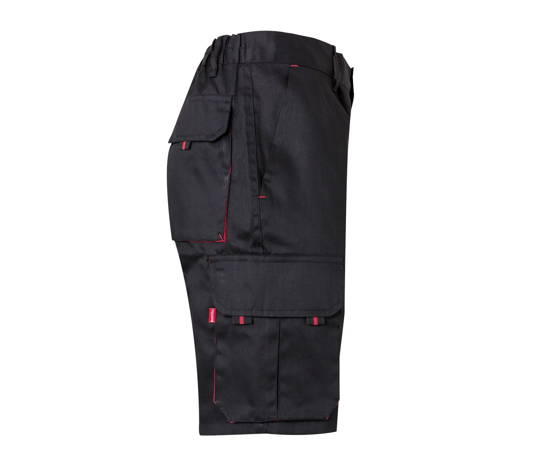 TWO-TONE MULTI-POCKET BERMUDA SHORTS