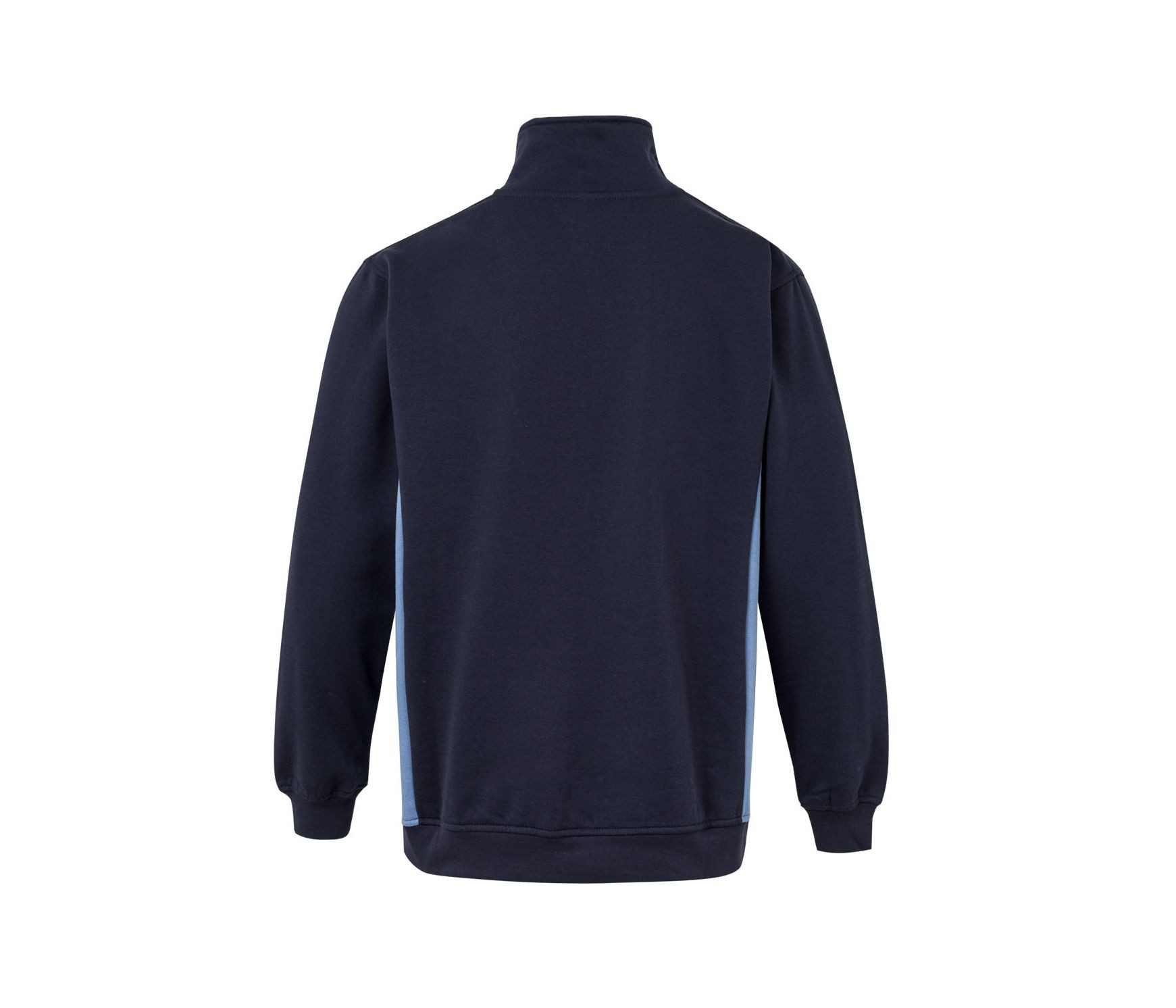 TWO-TONE HALF-ZIP SWEATSHIRT
