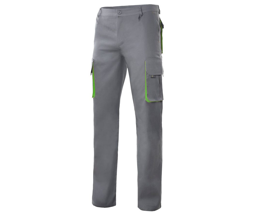 TWO-TONE MULTI-POCKET TROUSERS