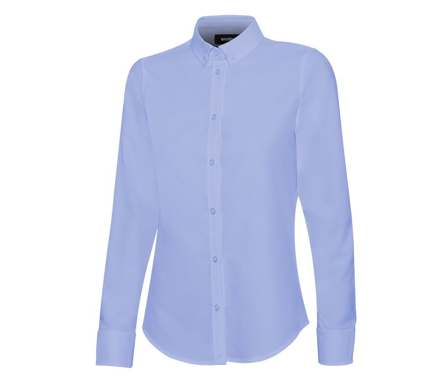 WOMEN'S LONG-SLEEVE STRETCH OXFORD SHIRT