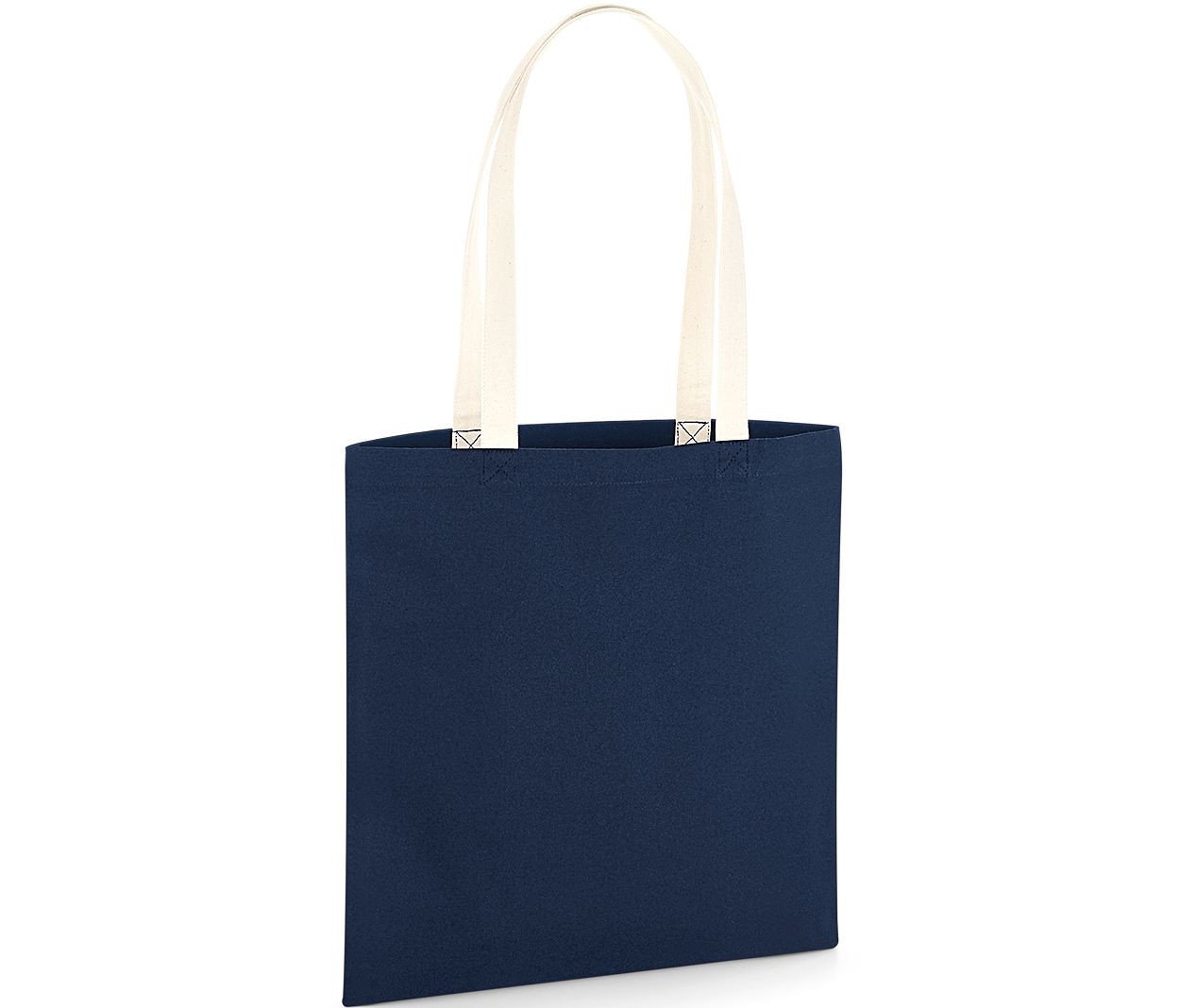 EARTHAWARE® ORGANIC BAG FOR LIFE - CONTRAST HANDLES
