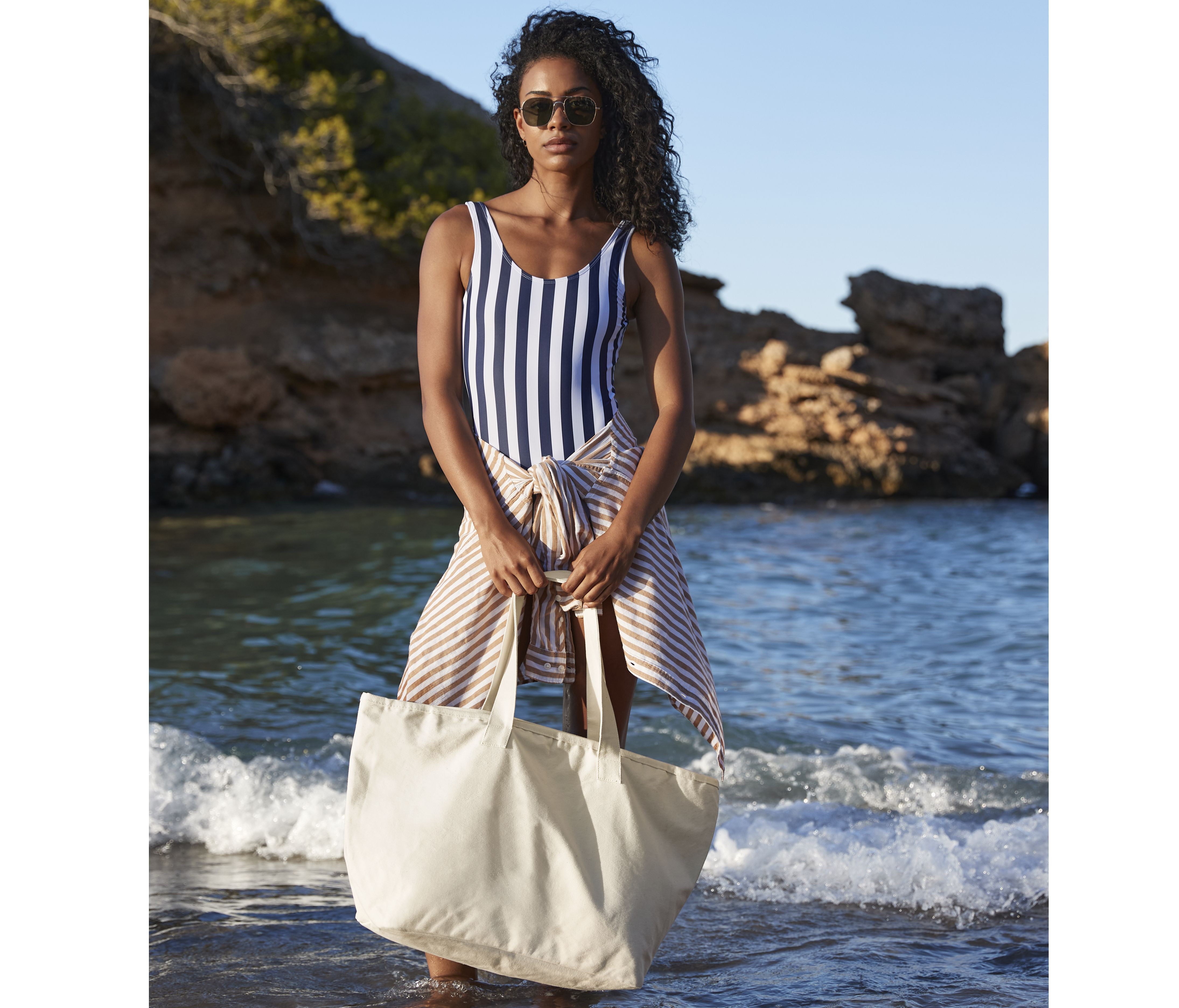 OVERSIZED HEAVY DUTY CANVAS TOTE BAG