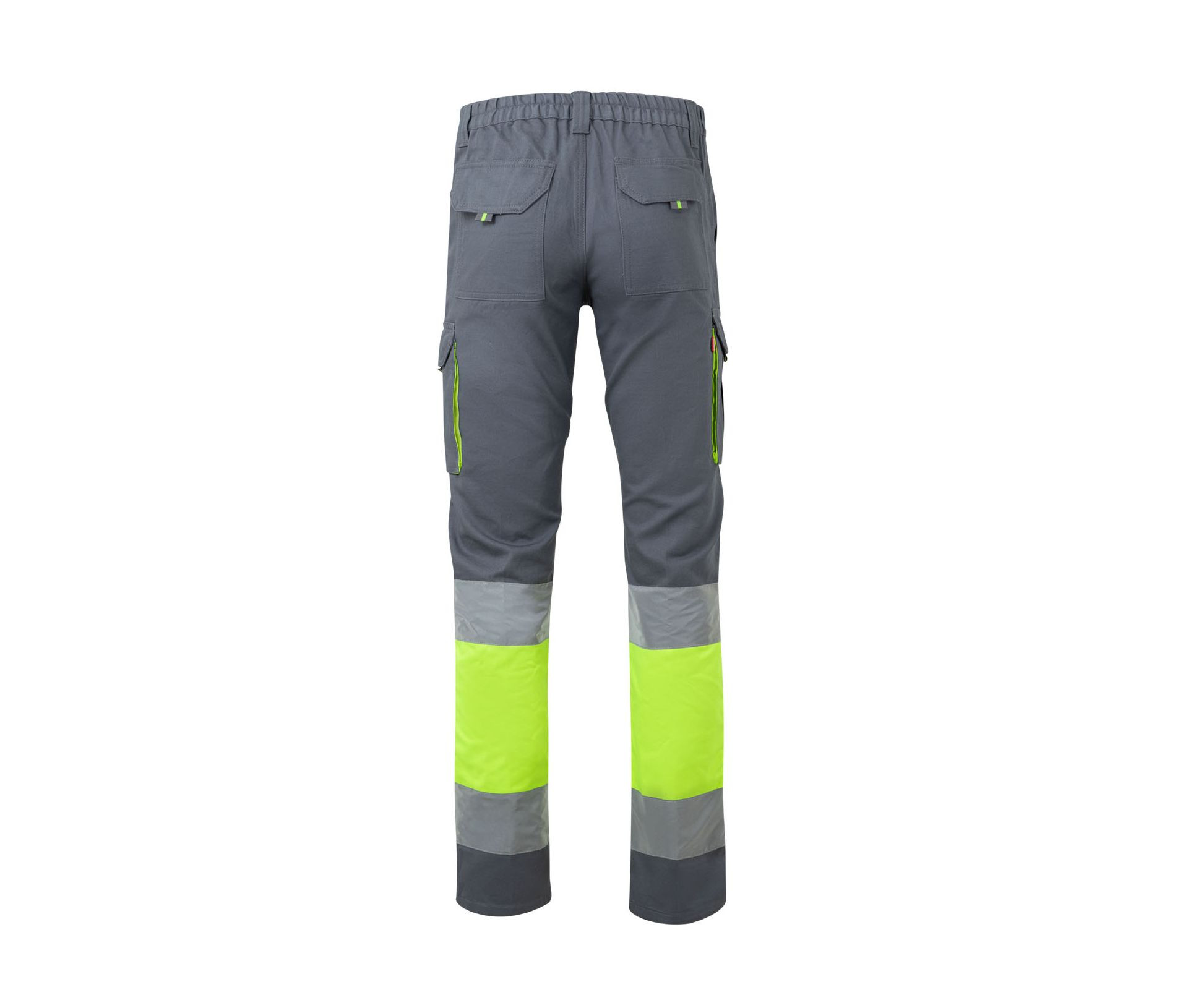 TWO-TONE HIGH VISIBILITY MULTI-POCKET TROUSERS