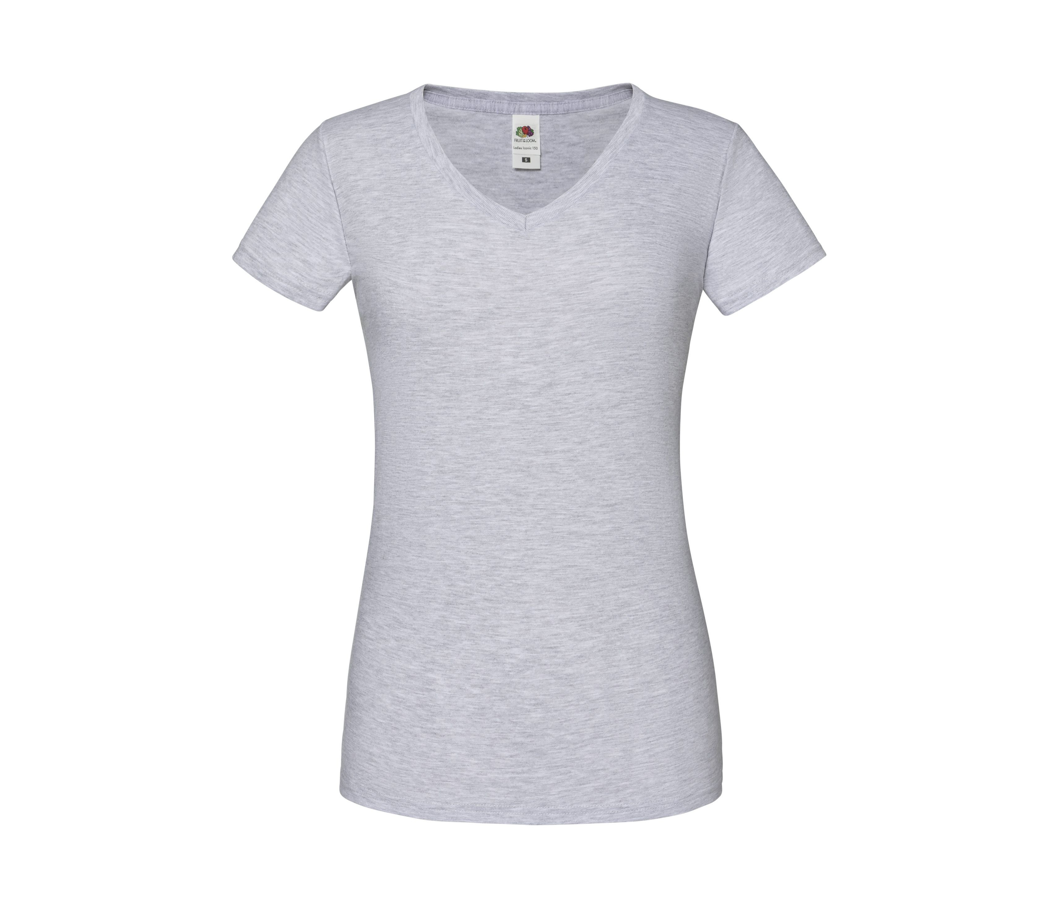 LADIES ICONIC 150 V-NECK T