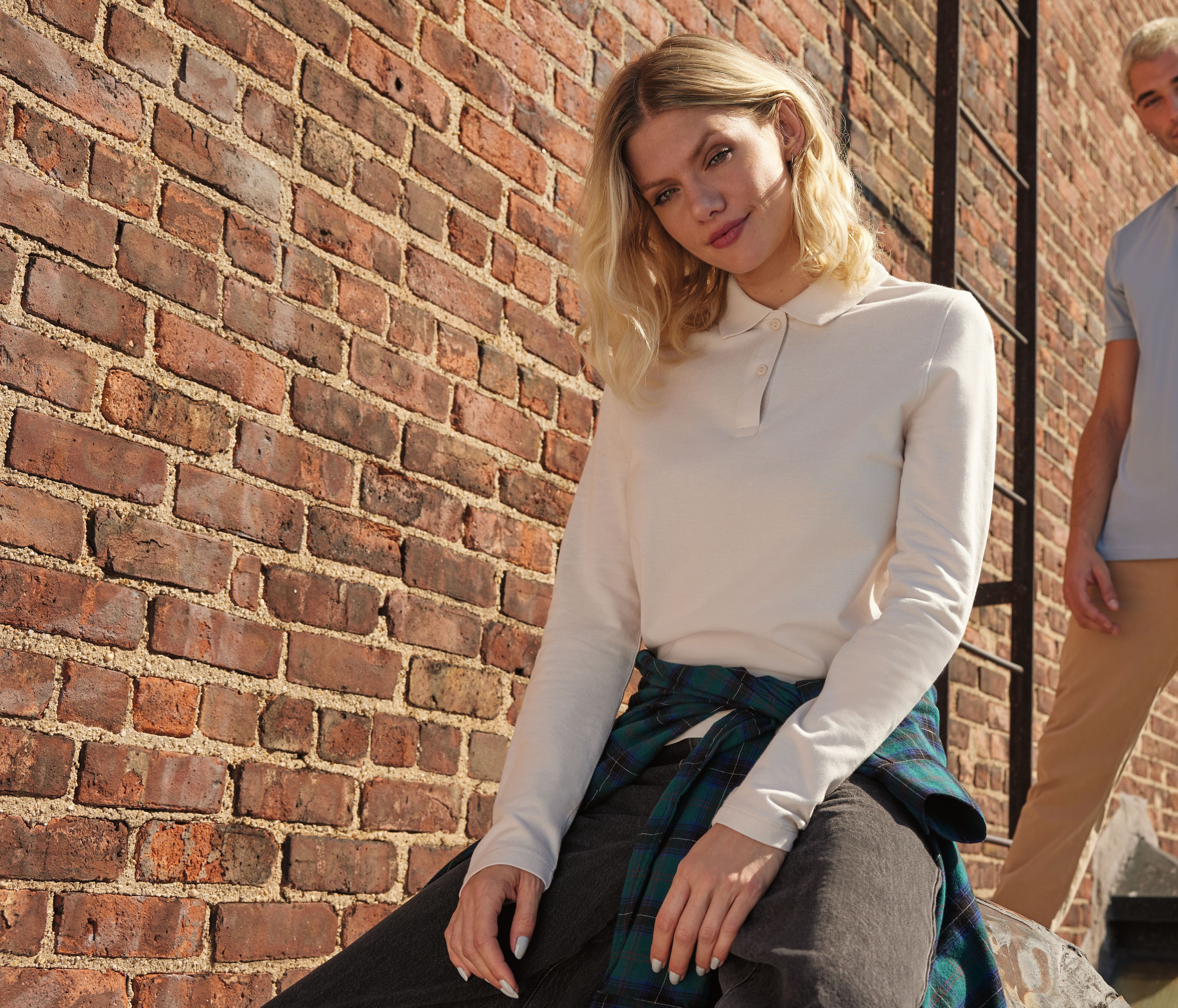 B&C MY POLO 180 LSL/WOMEN