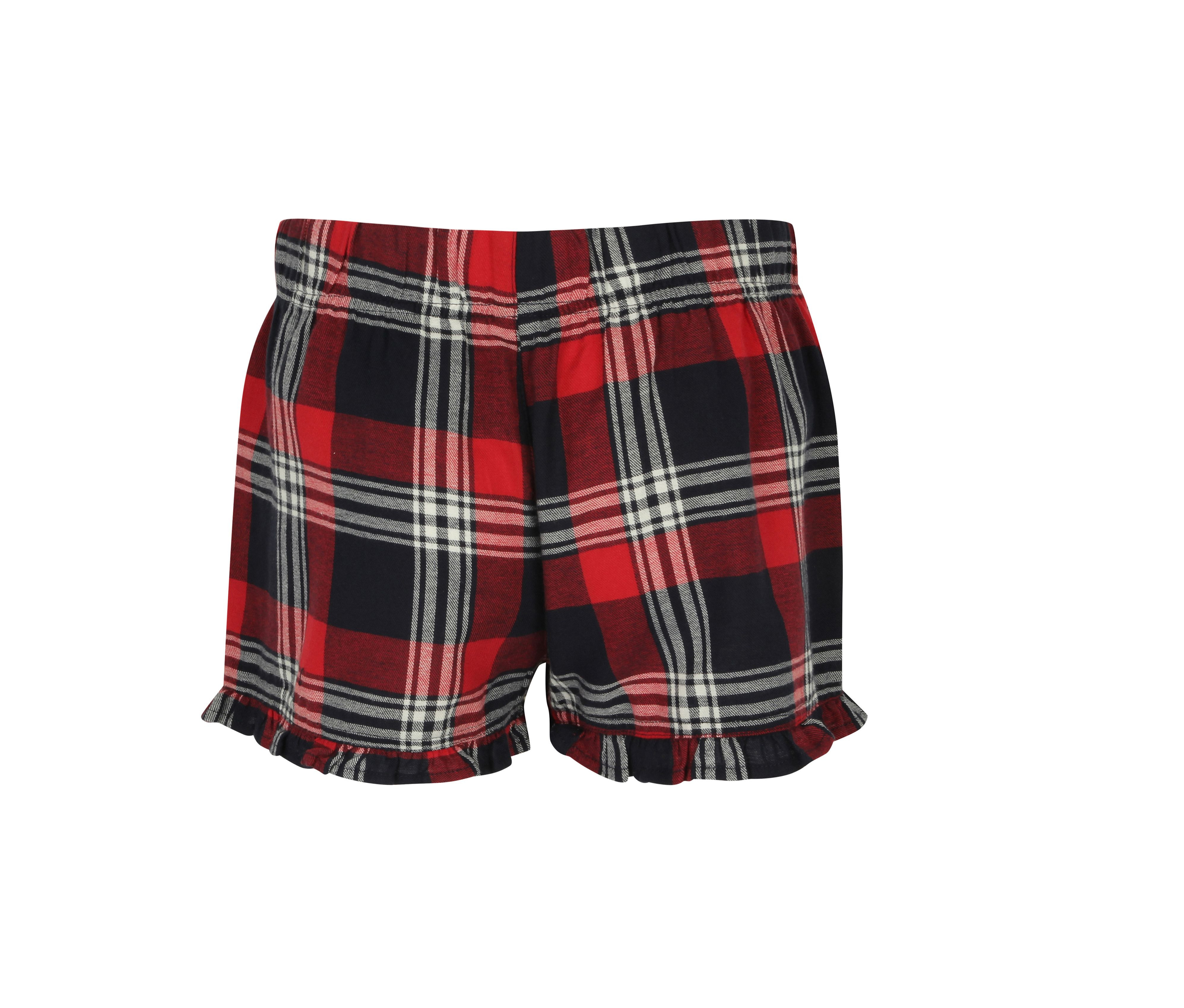 LADIES TARTAN SHORTS