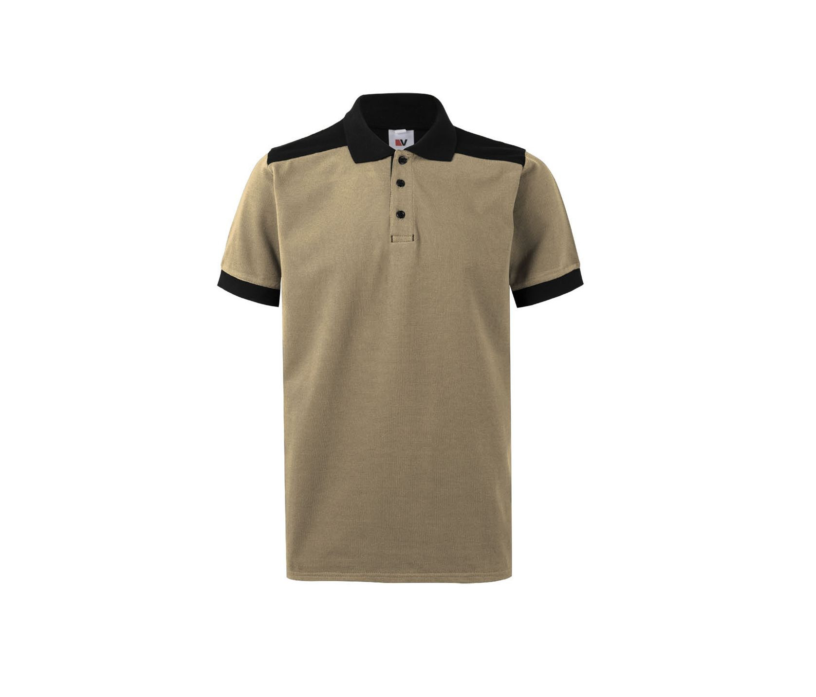 TWO-TONE STRETCH POLO SHIRT