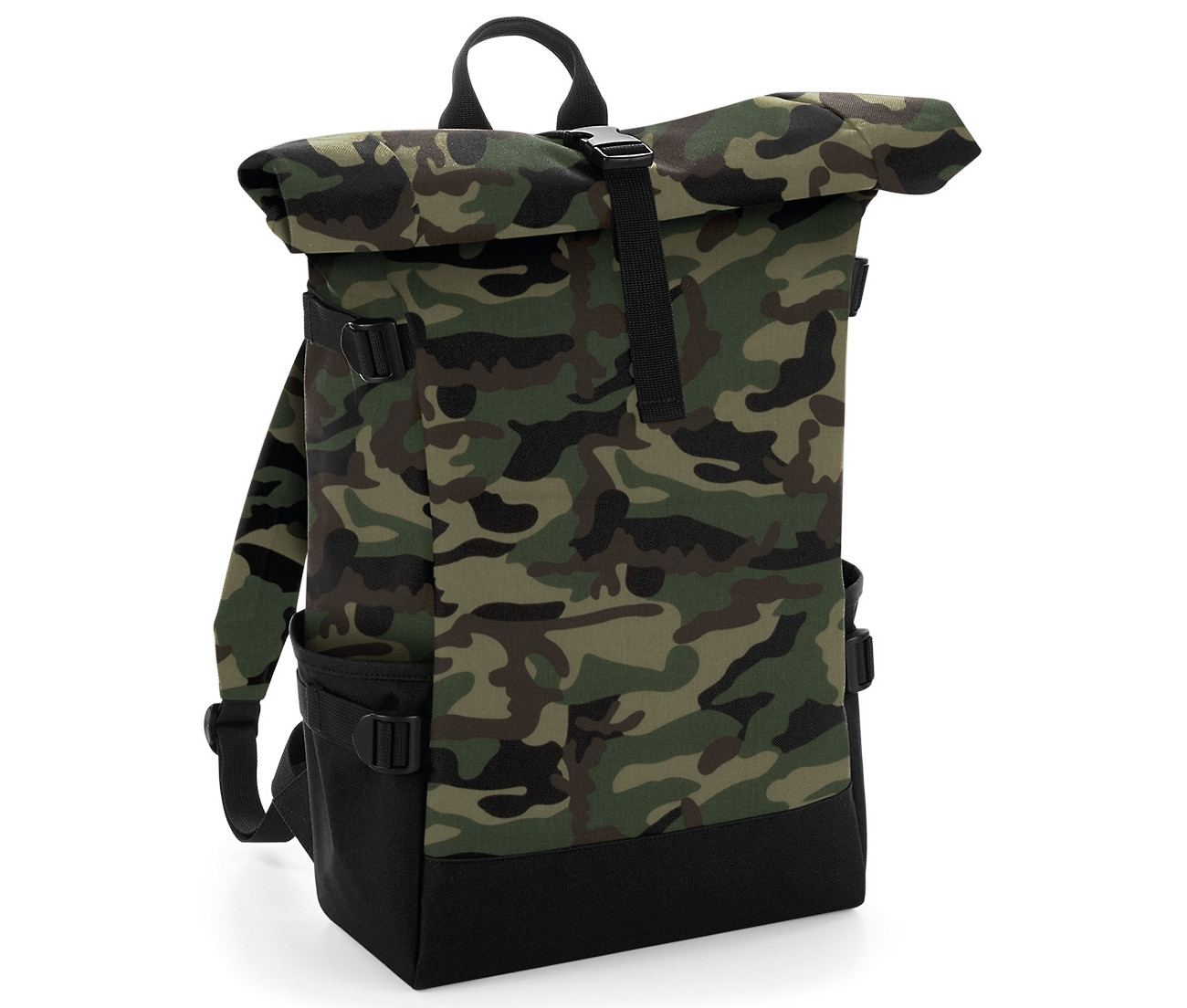 BLOCK ROLL-TOP BACKPACK