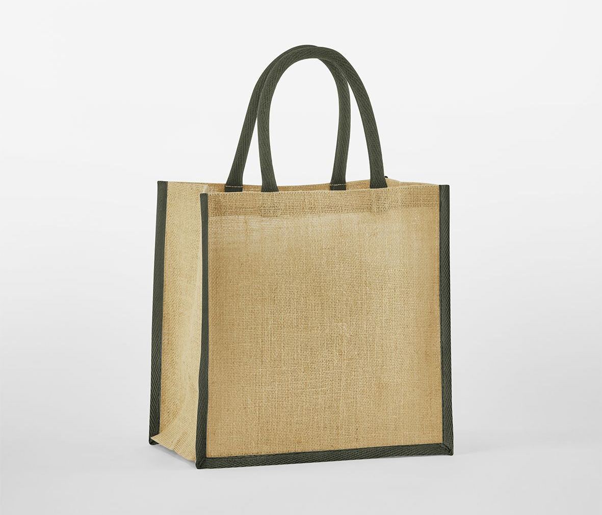 NATURAL STARCHED JUTE MINI GIFT BAG