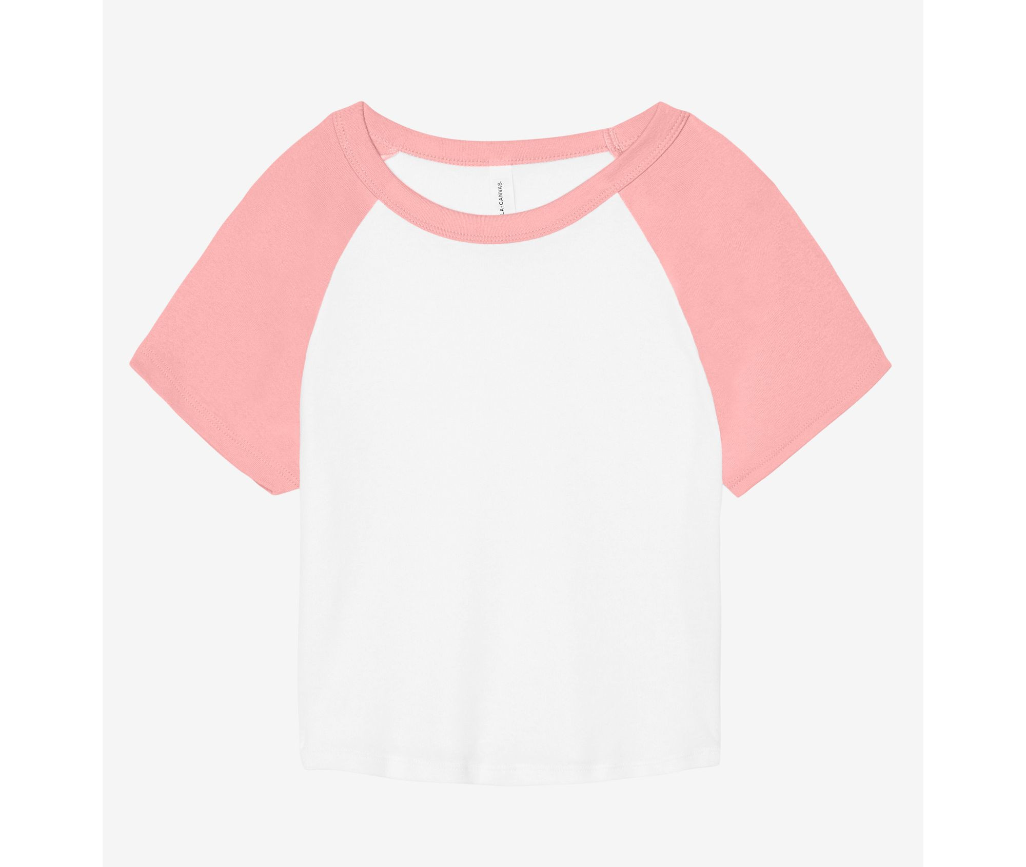 WOMEN'S MICRO RIB RAGLAN BABY TEE