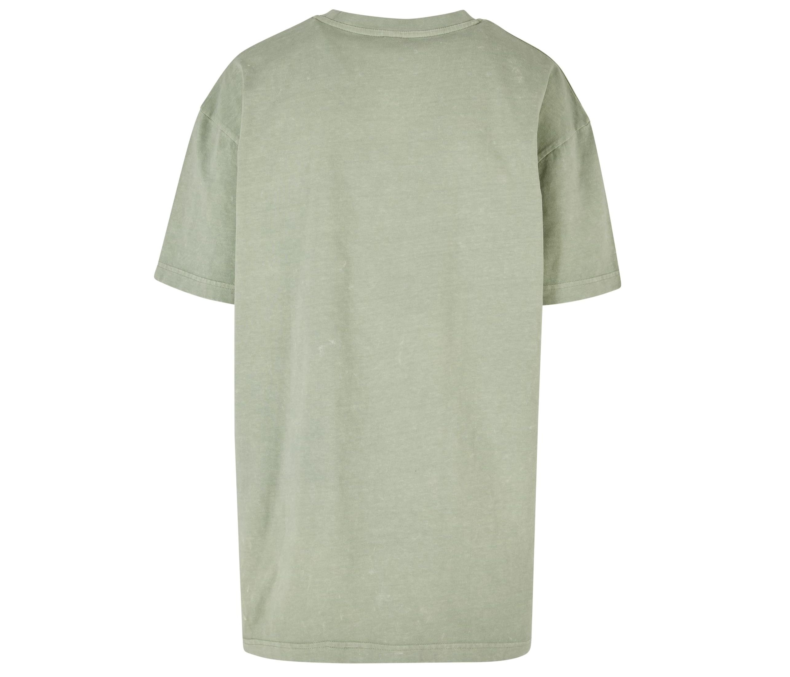 LADIES OVERSIZED ACID WASH TEE