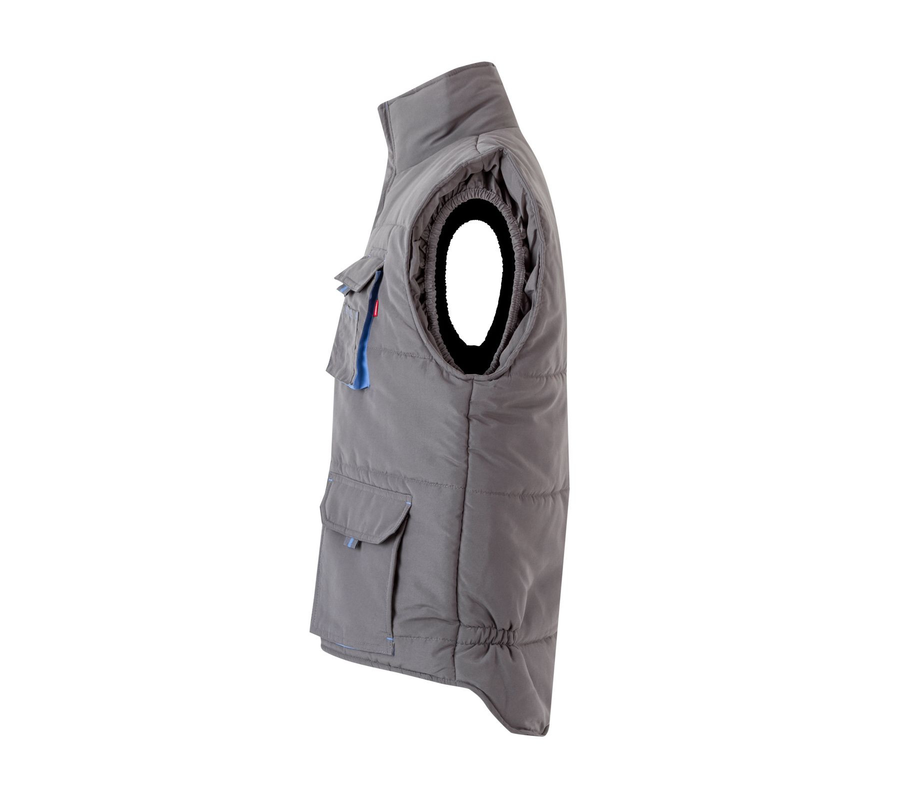 TWO-TONE MULTI-POCKET PADDED VEST