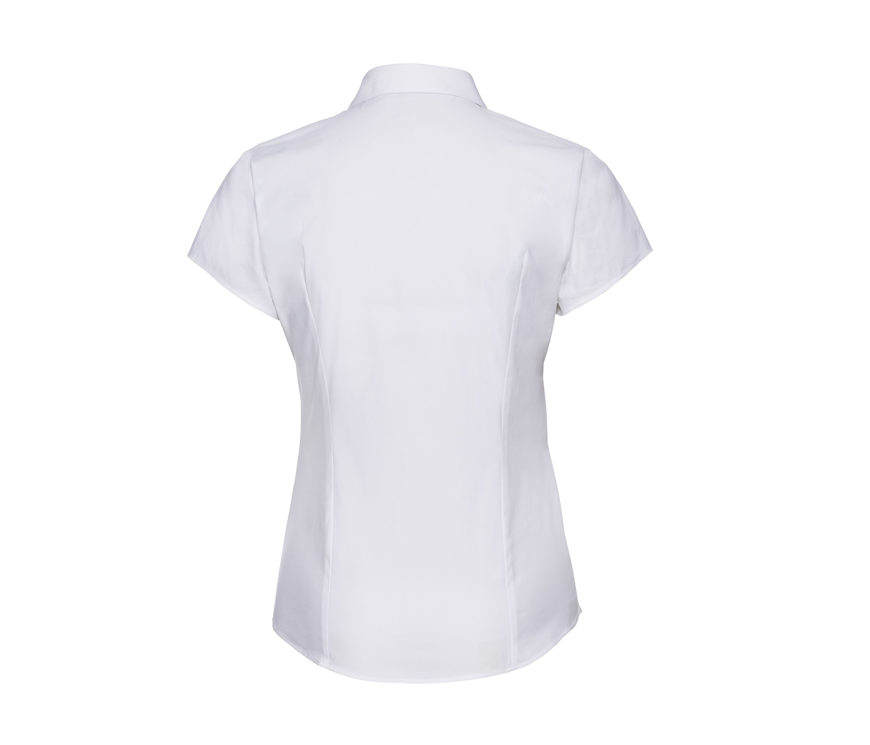 LADIES' SHORT SLEEVE FITTED STRETCH SHIRT