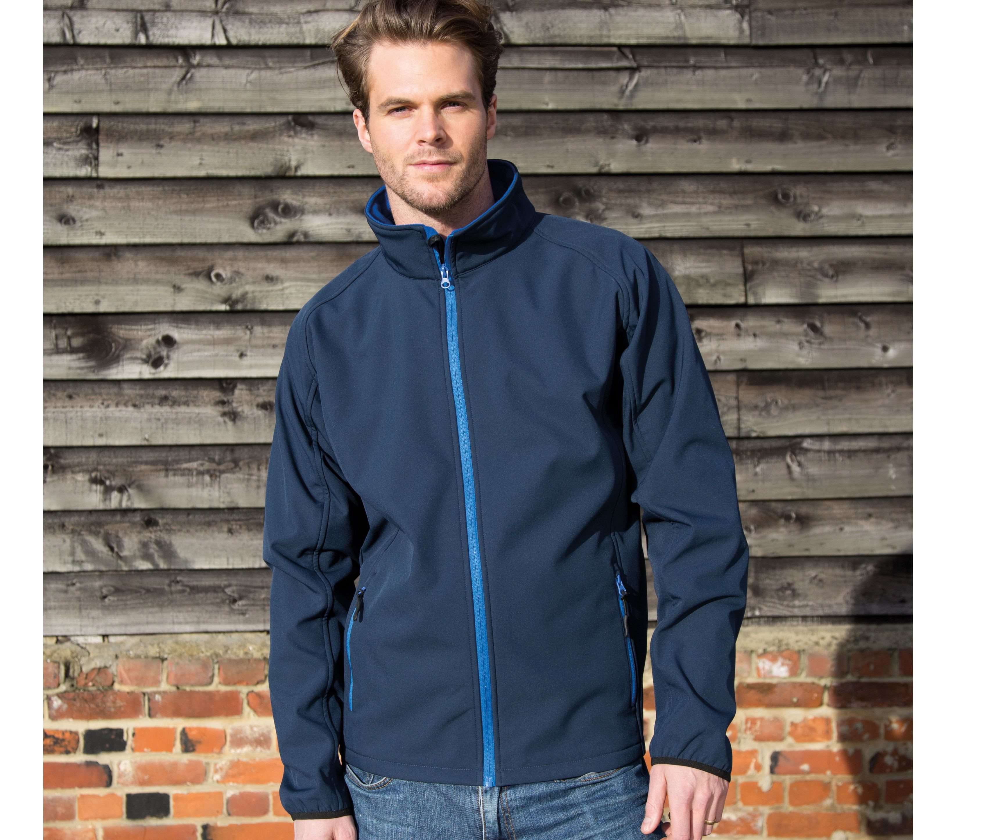MENS PRINTABLE SOFTSHELL JACKET
