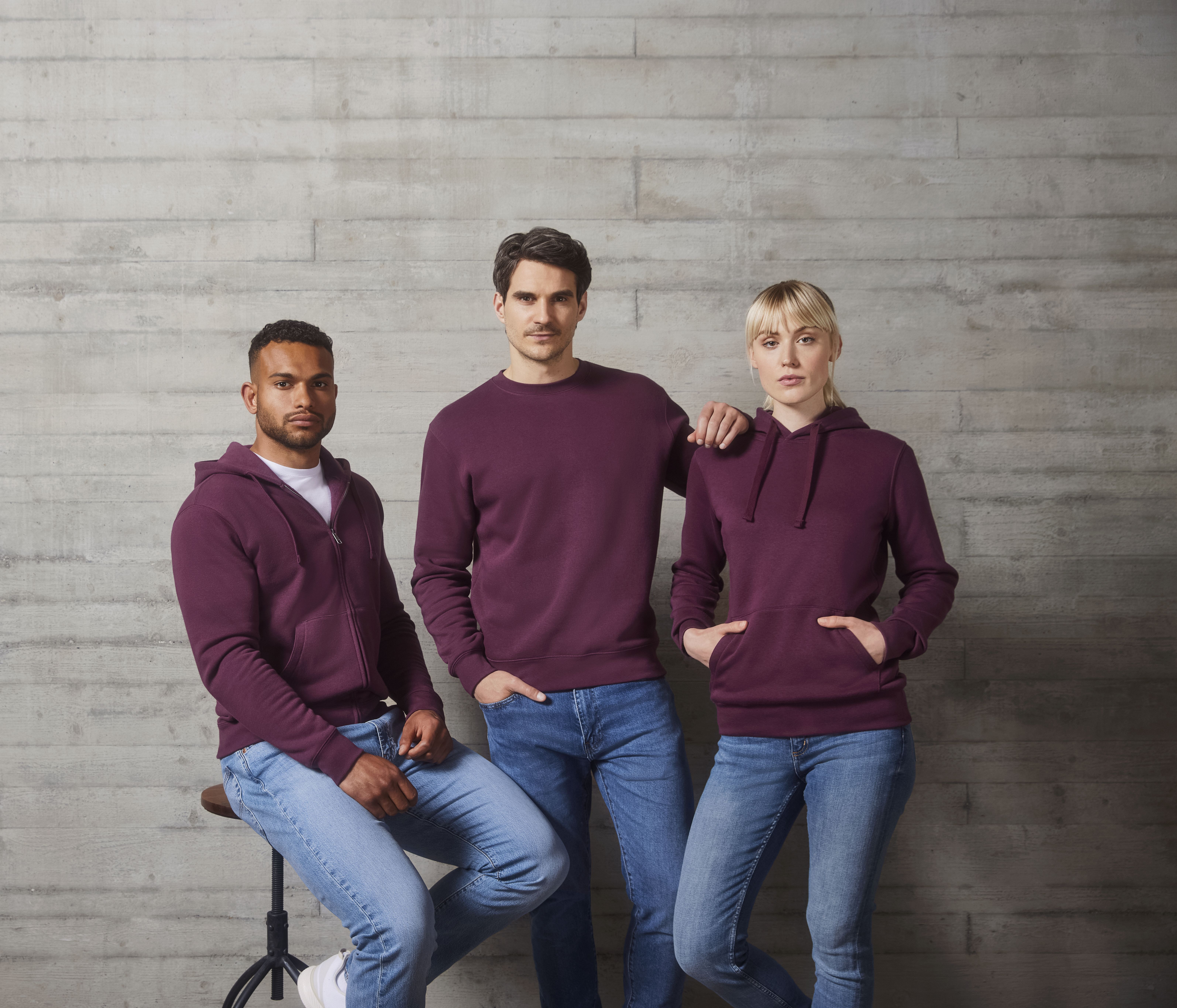 MEN'S AUTHENTIC ZIPPED HOOD JACKET