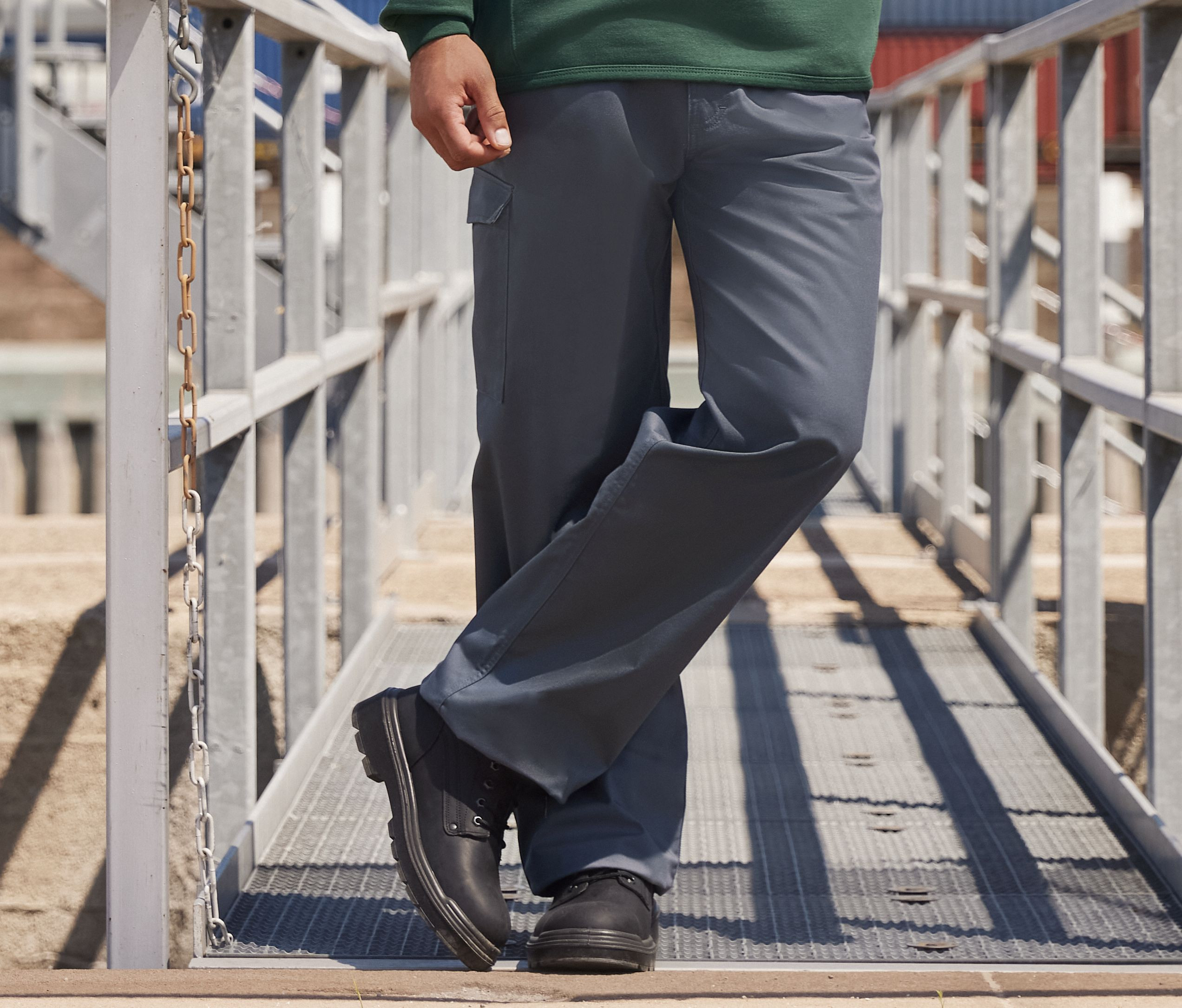 WORKWEAR POLYCOTTON TWILL TROUSERS