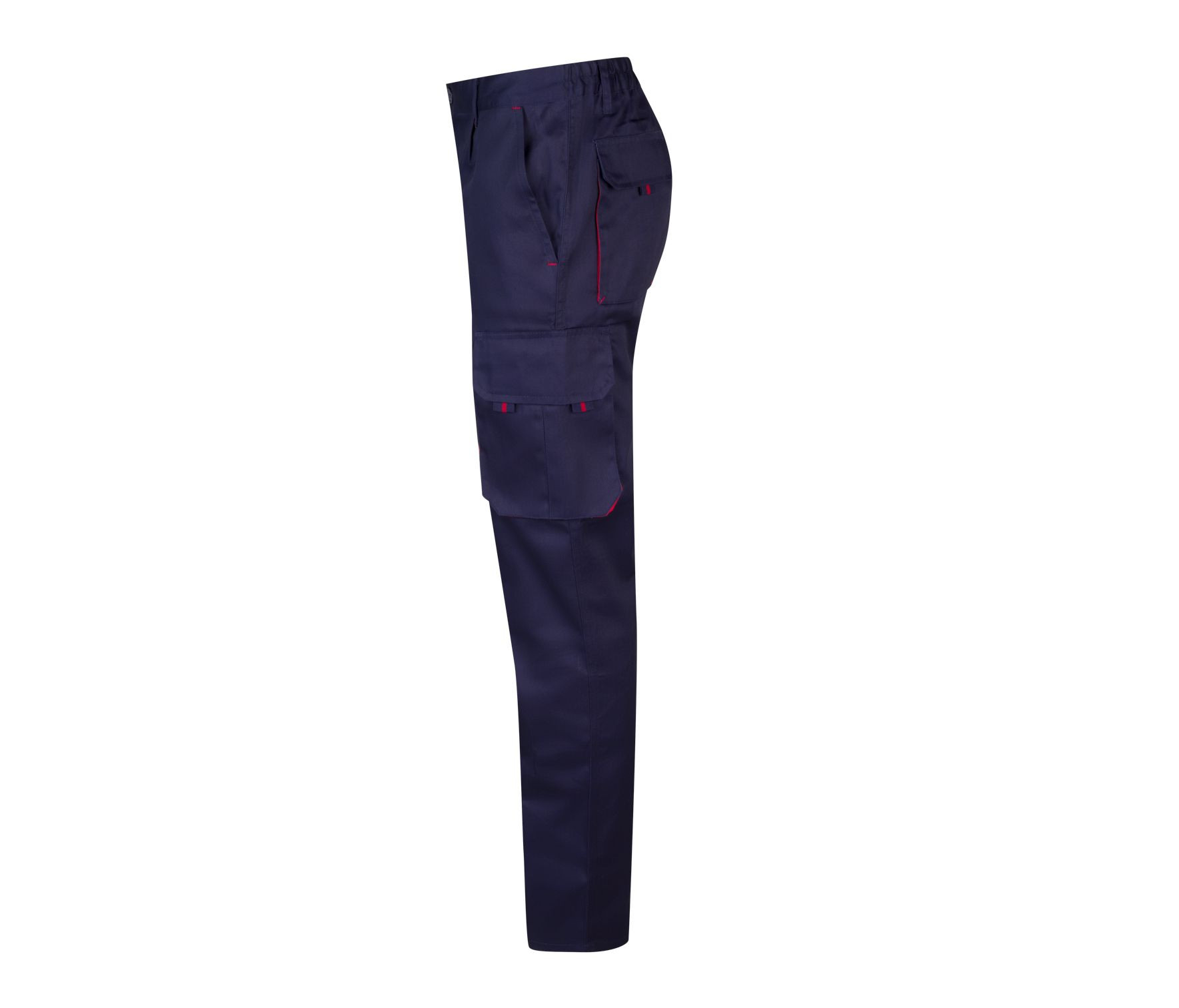 TWO-TONE MULTI-POCKET TROUSERS