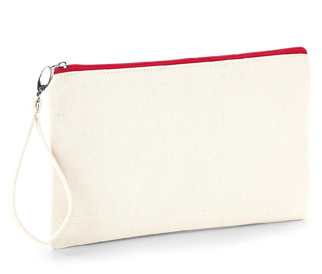 CANVAS WRISTLET POUCH