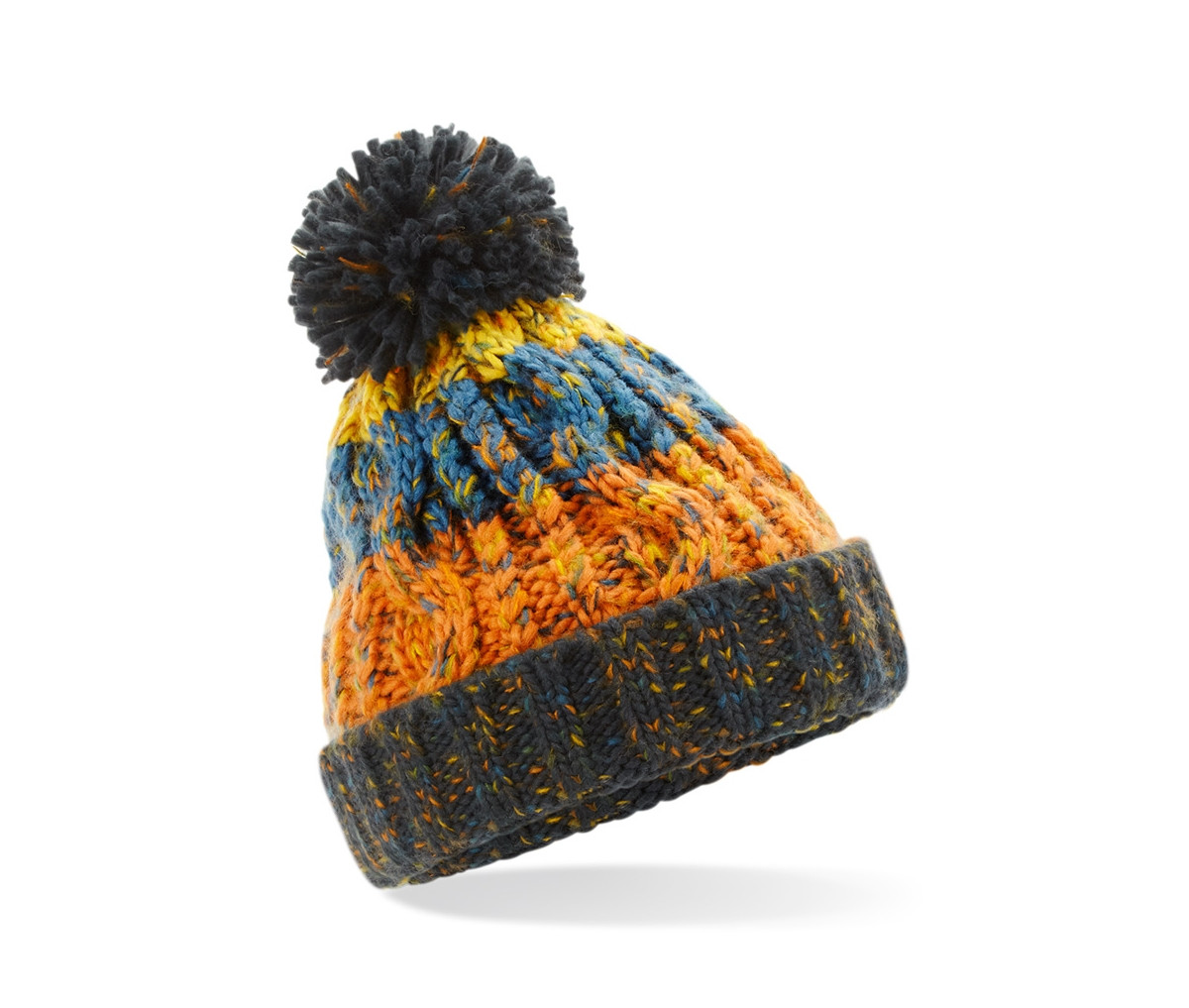 JUNIOR CORKSCREW POM POM BEANIE
