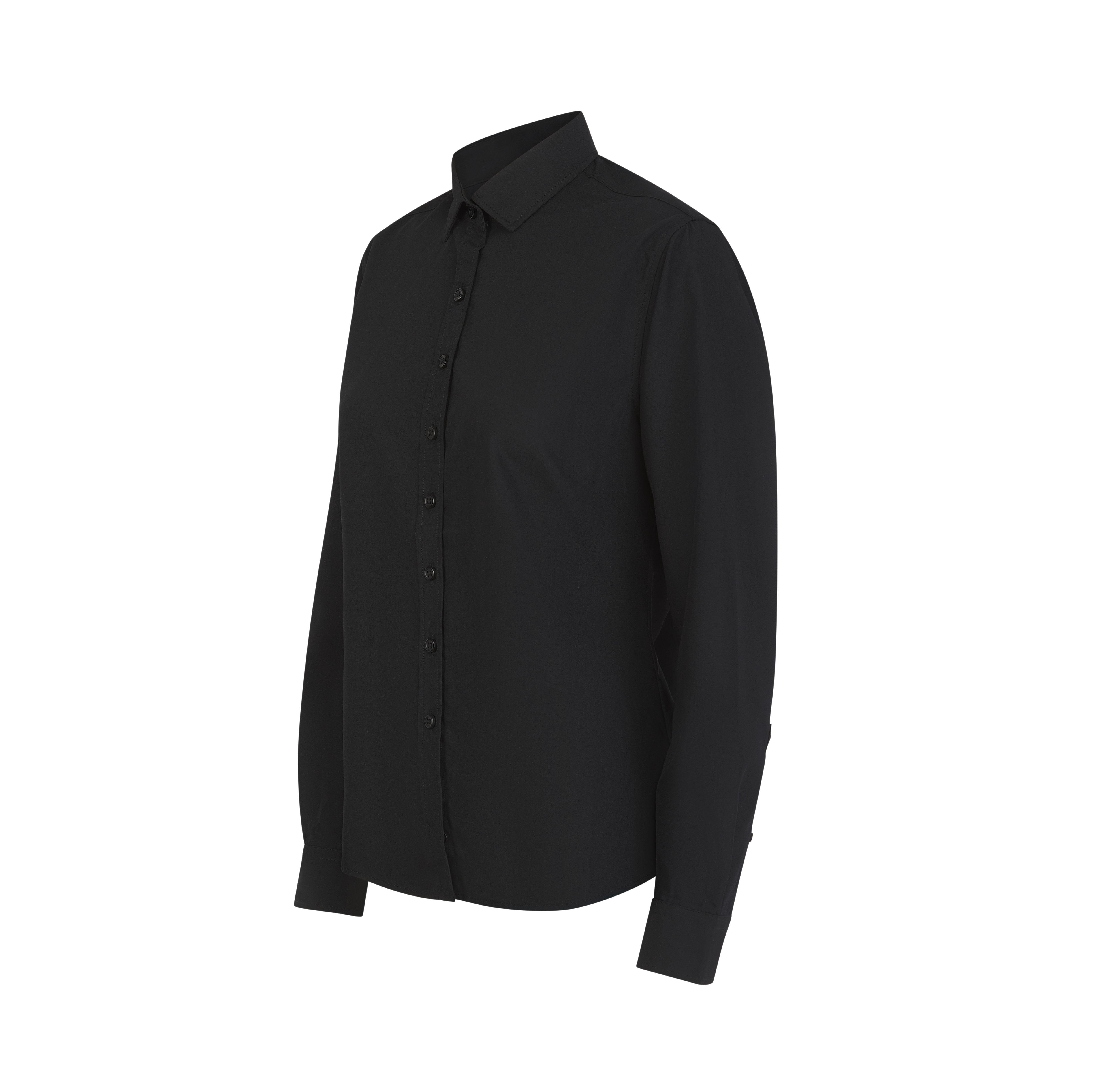 LADIES' LONG SLEEVED 'COTTON FEEL' COOLPLUS® SHIRT