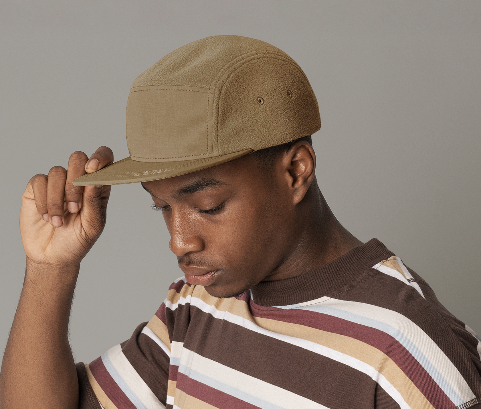 RECYCLED FLEECE OUTDOOR CAMPER CAP