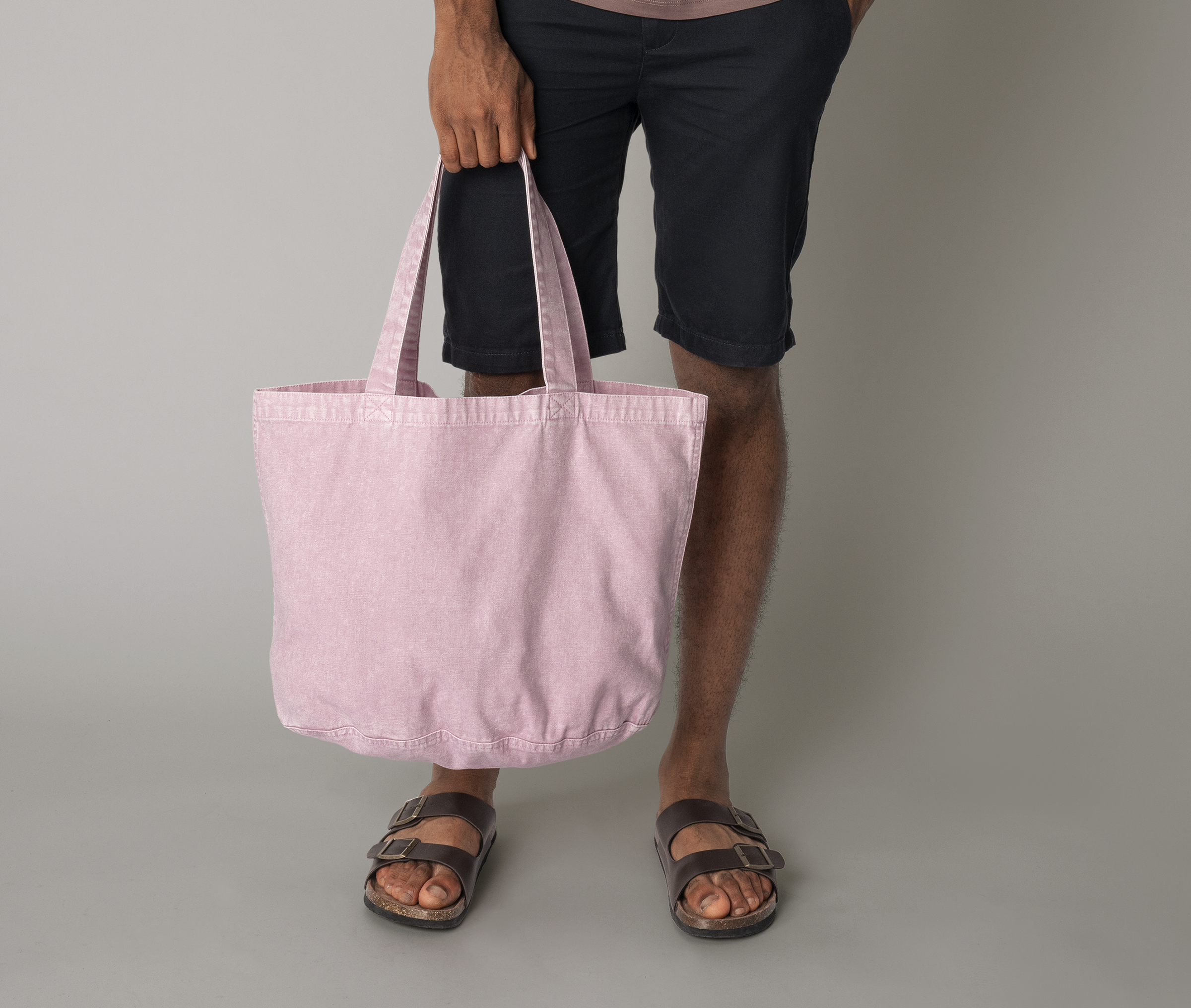 GARMENT DYED SHOPPER