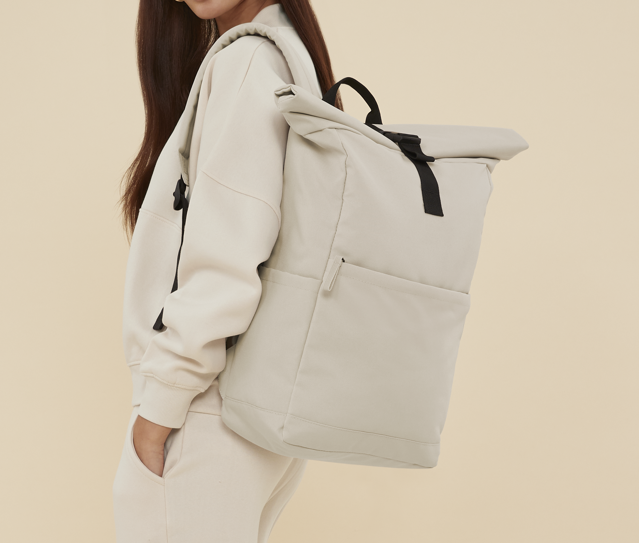 PREMIUM RECYCLED ROLL TOP BACKPACK