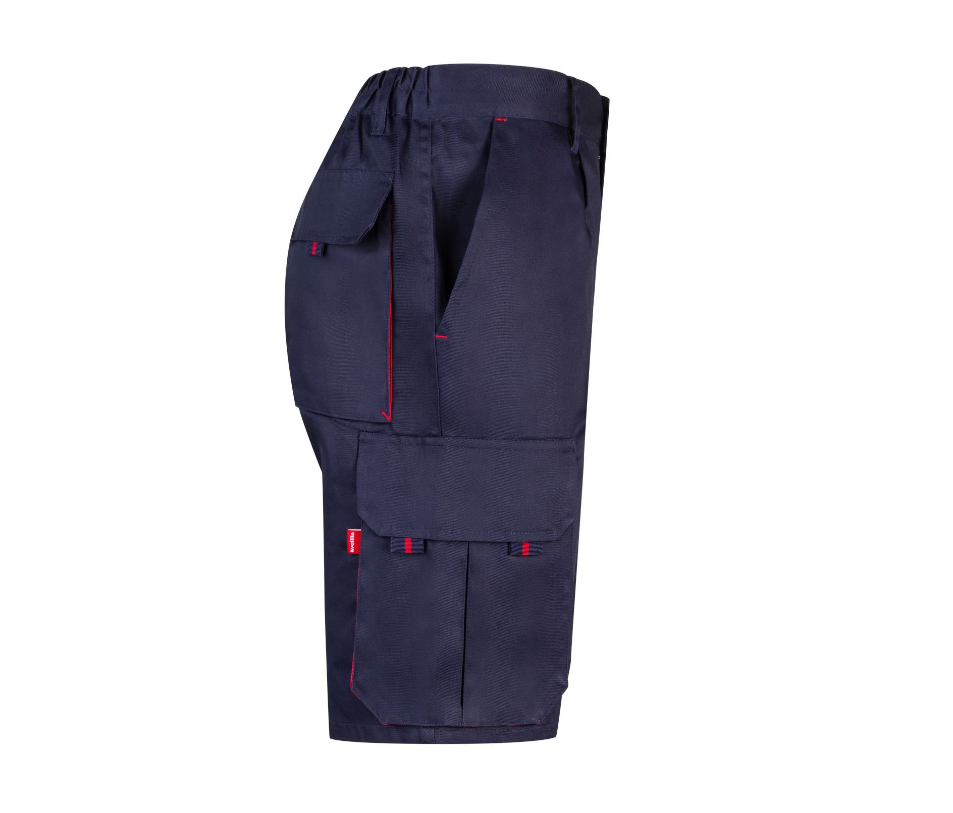 TWO-TONE MULTI-POCKET BERMUDA SHORTS