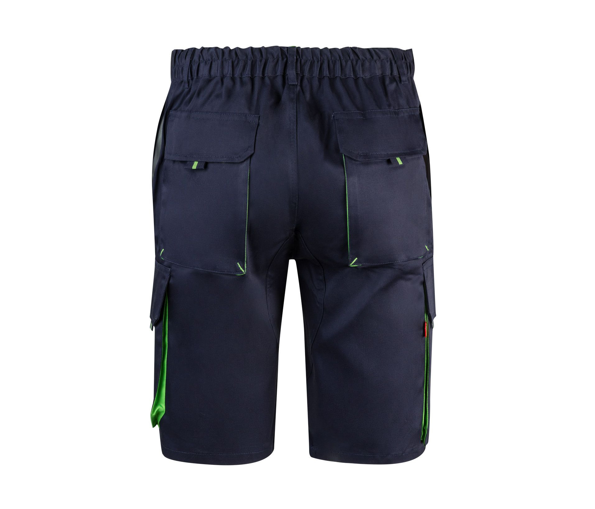 TWO-TONE MULTI-POCKET BERMUDA SHORTS