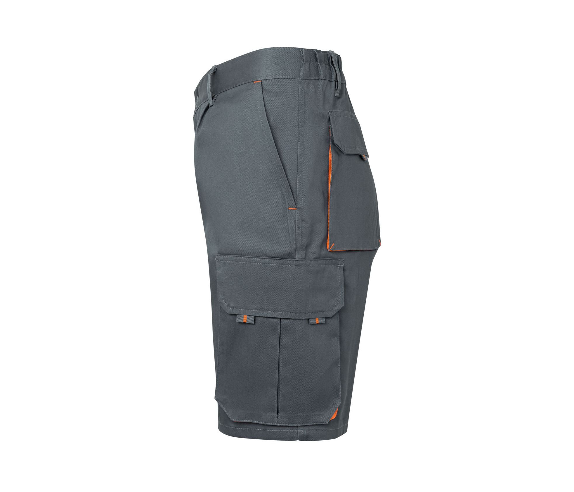 TWO-TONE MULTI-POCKET BERMUDA SHORTS