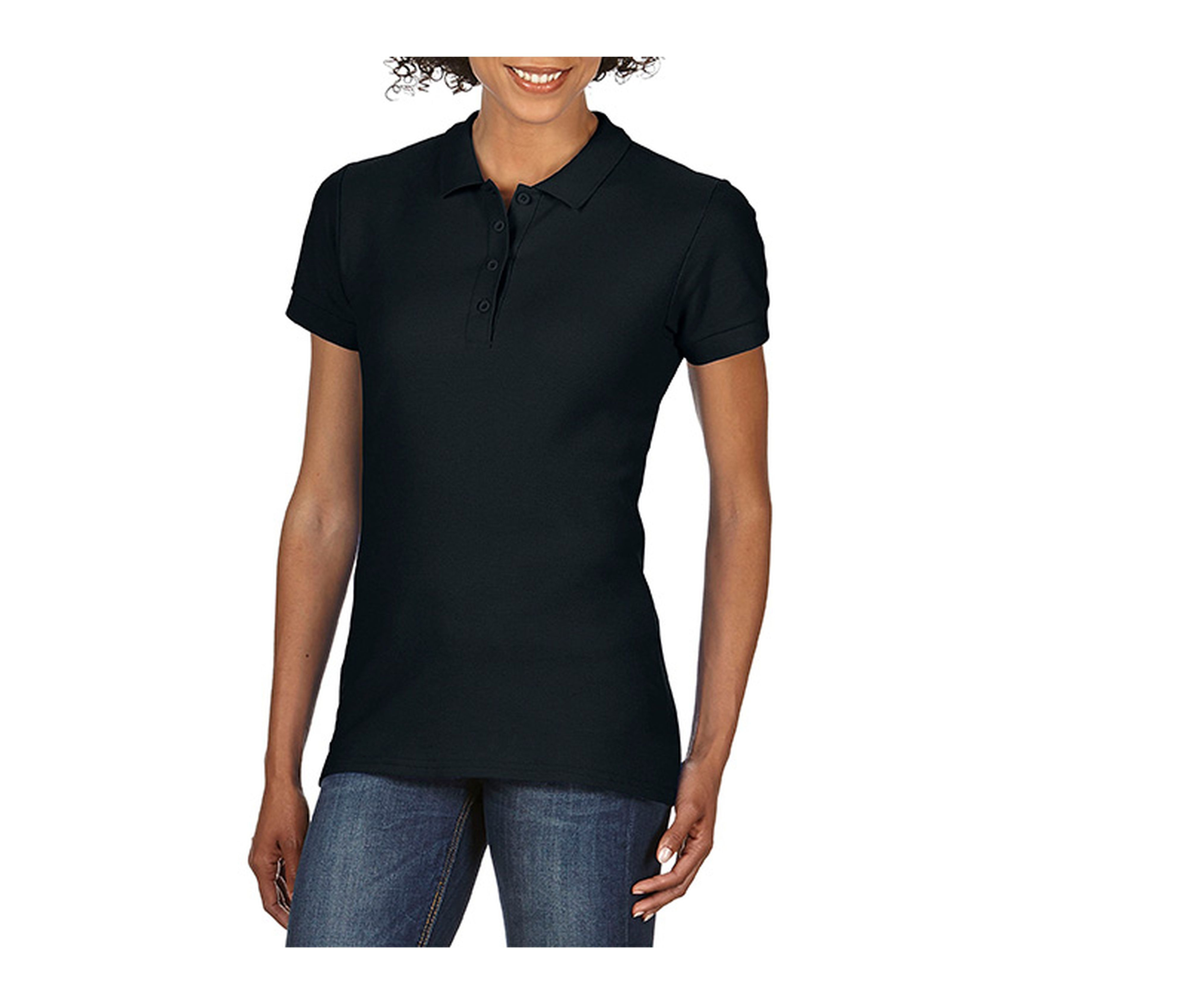 SOFTSTYLE DOUBLE PIQUÉ POLO WOMEN