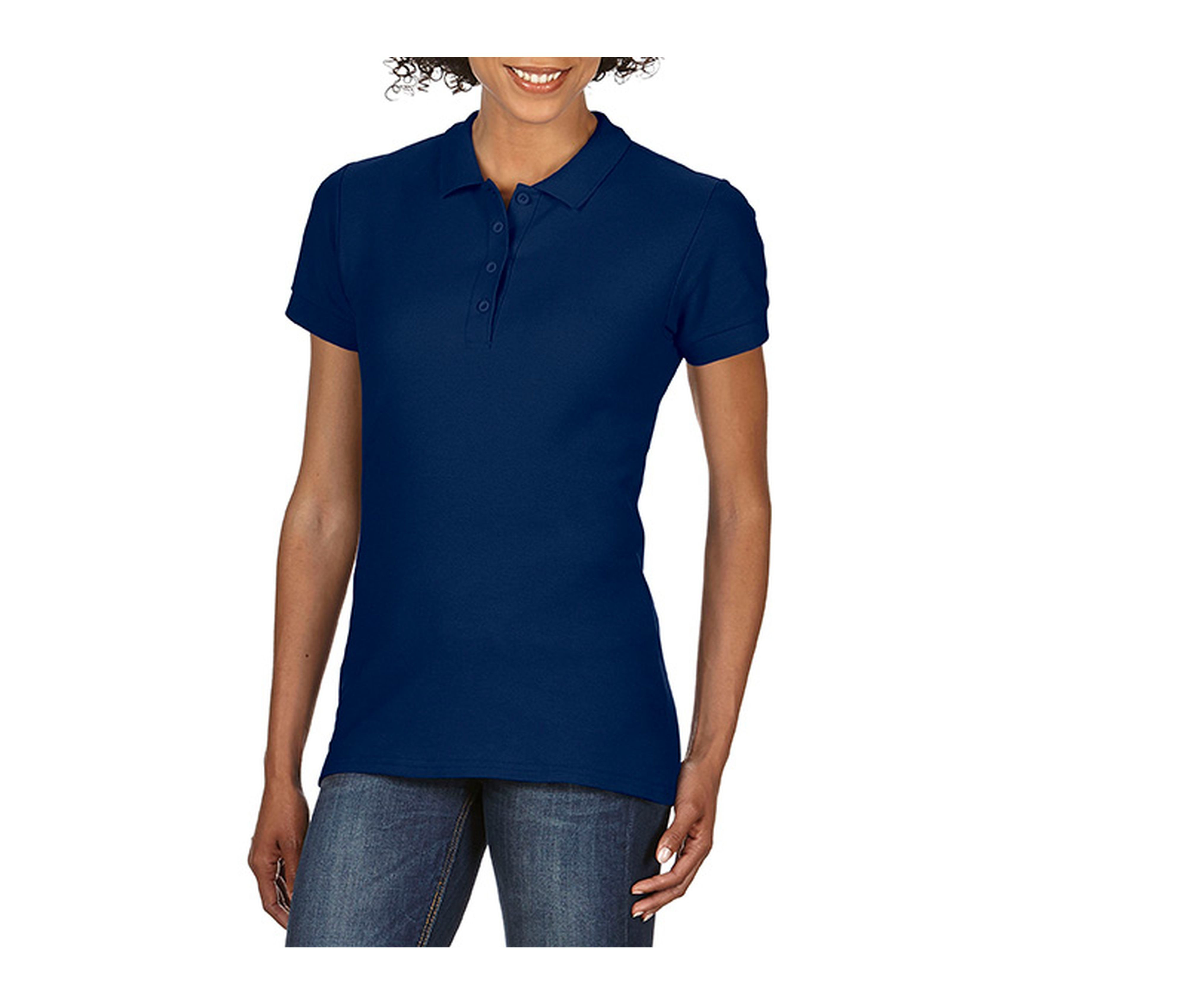 SOFTSTYLE DOUBLE PIQUÉ POLO WOMEN