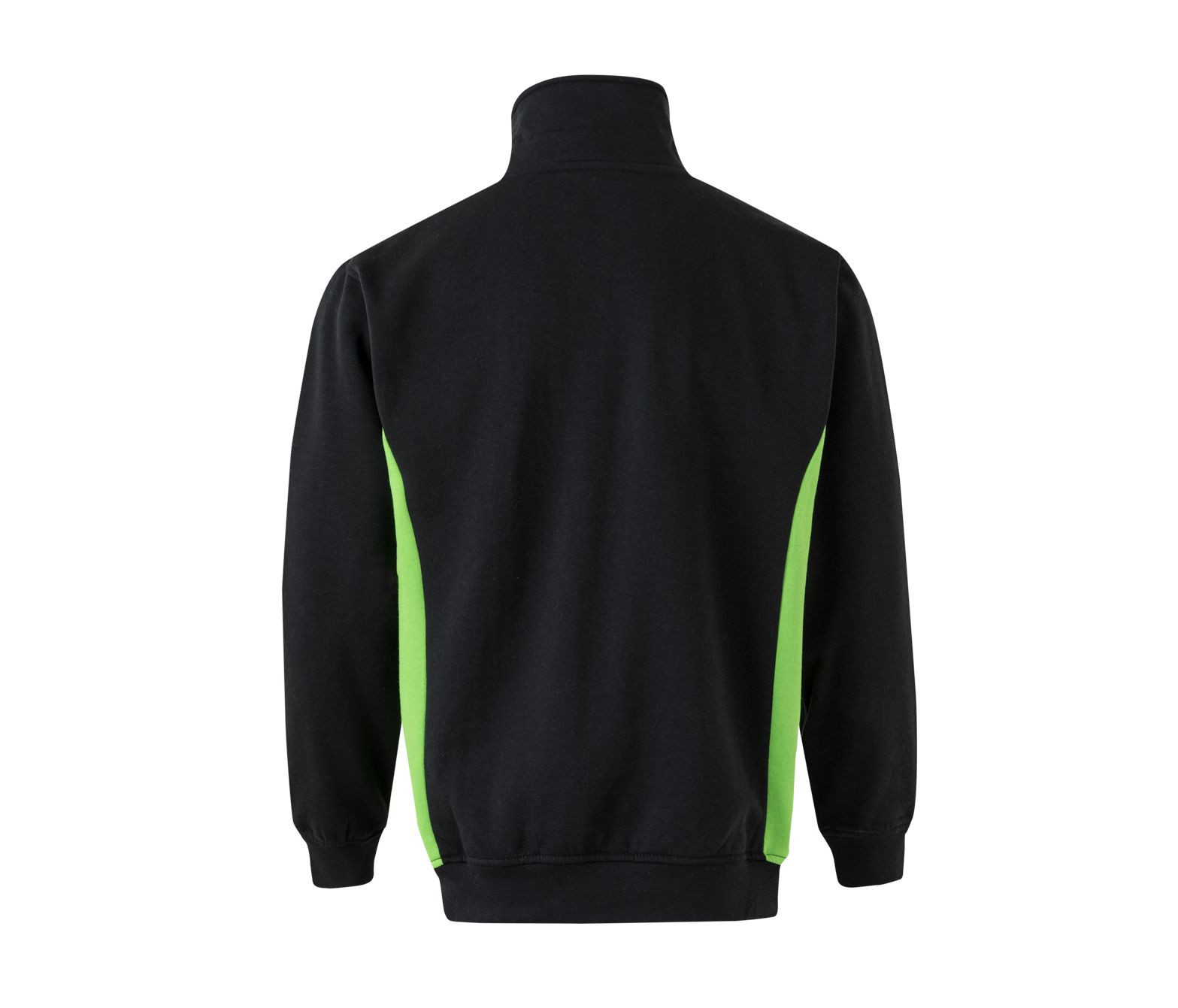 TWO-TONE HALF-ZIP SWEATSHIRT
