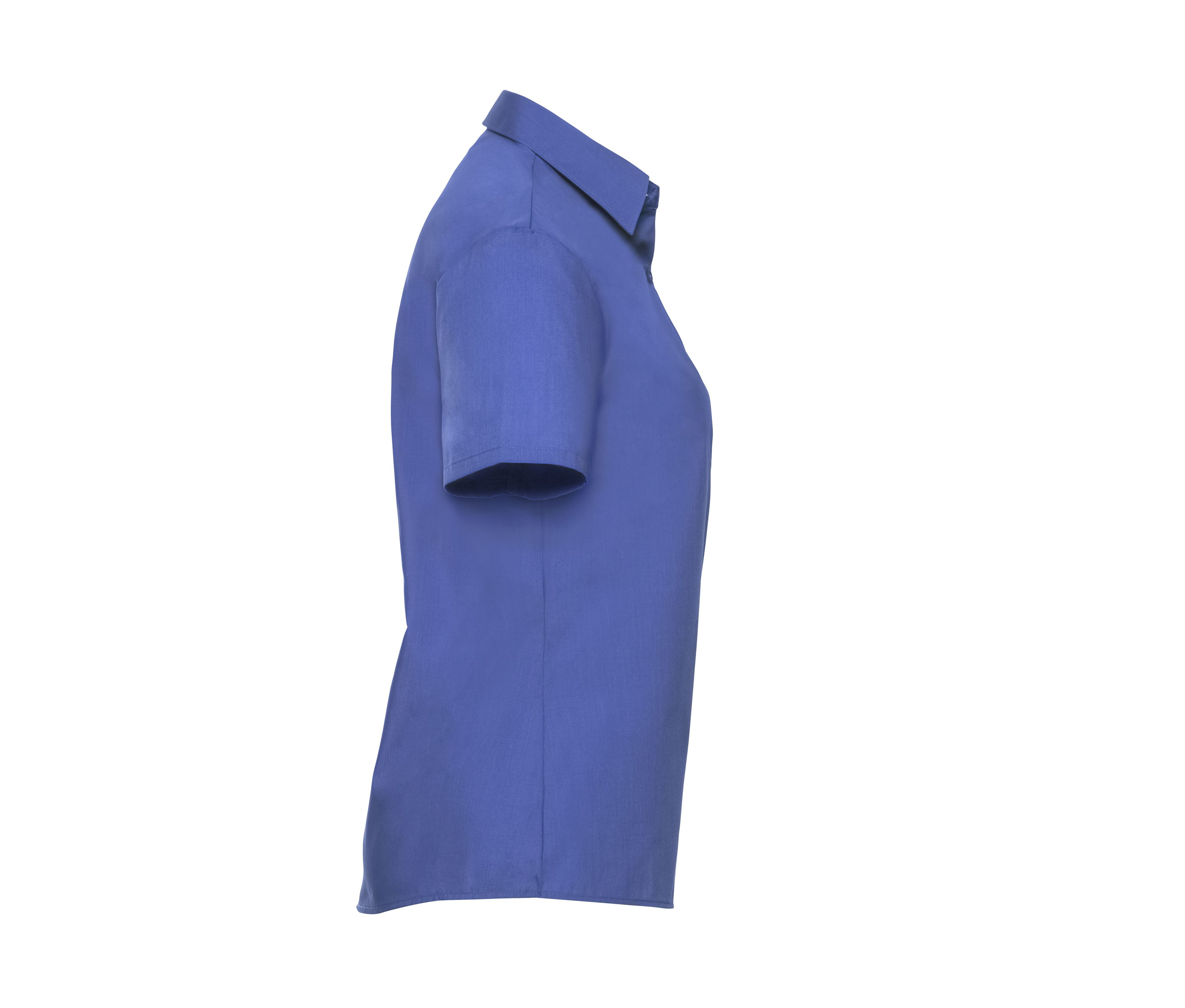 LADIES' SHORT SLEEVE CLASSIC POLYCOTTON POPLIN SHIRT