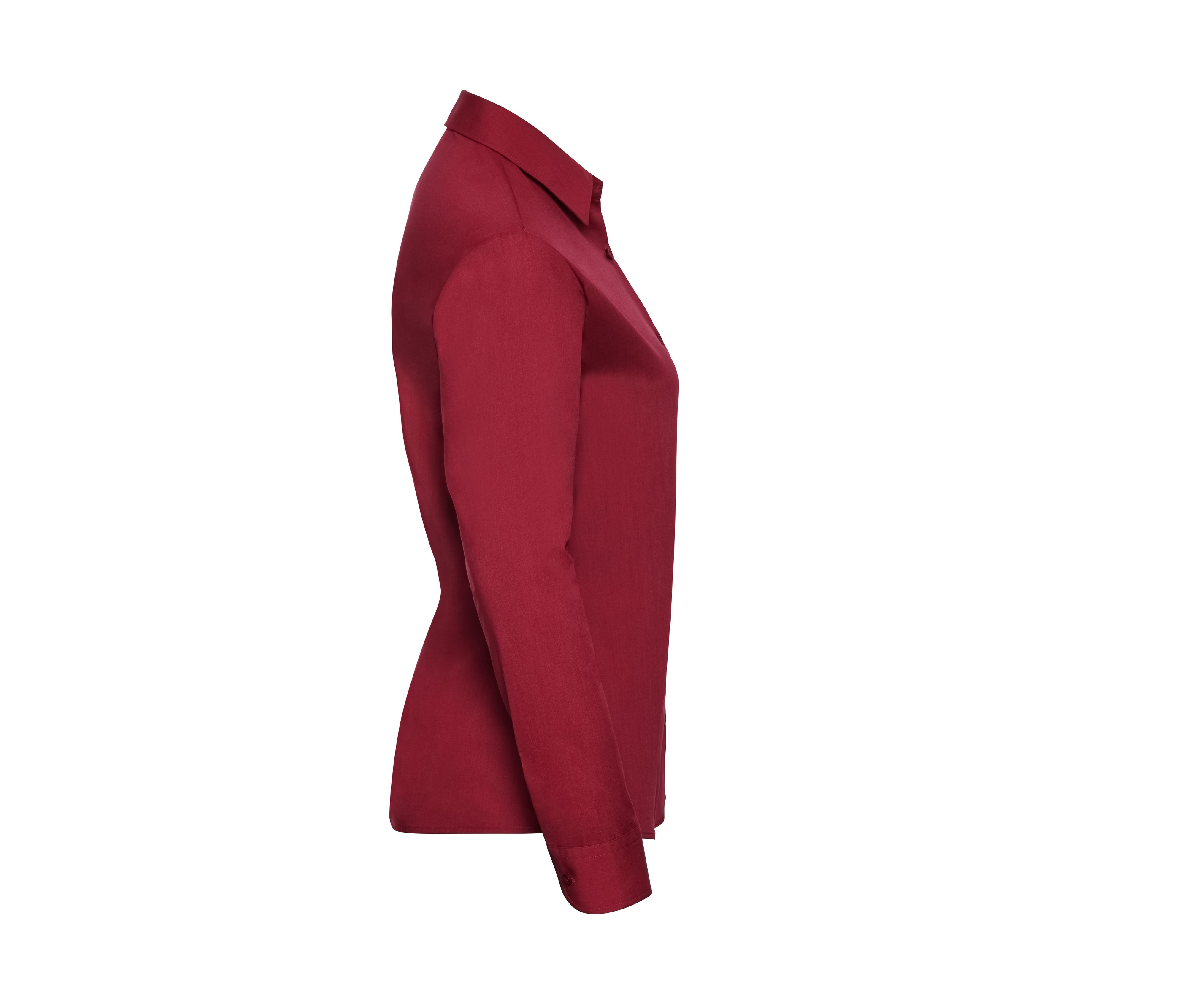 LADIES' LONG SLEEVE CLASSIC POLYCOTTON POPLIN SHIRT