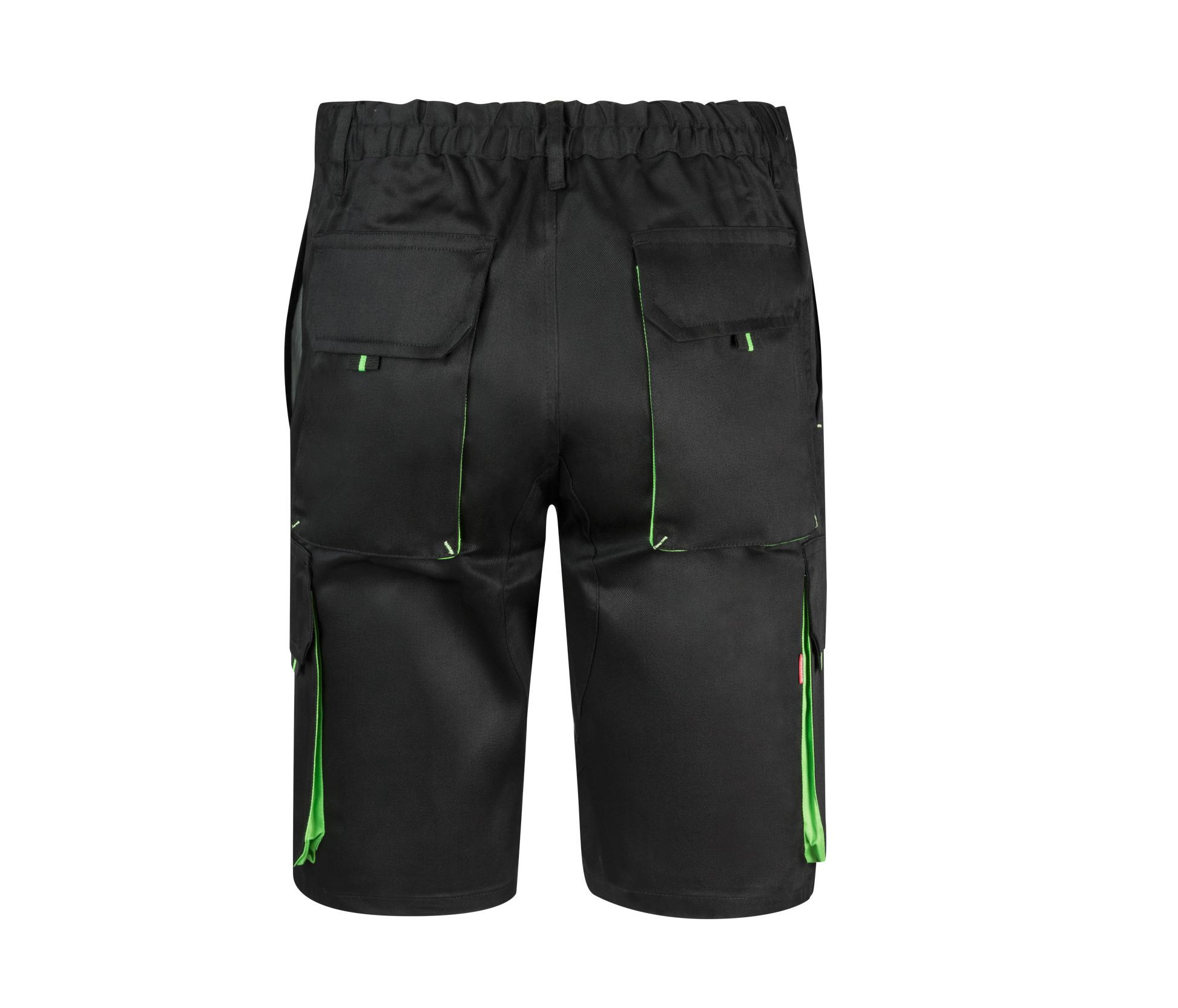 TWO-TONE MULTI-POCKET BERMUDA SHORTS