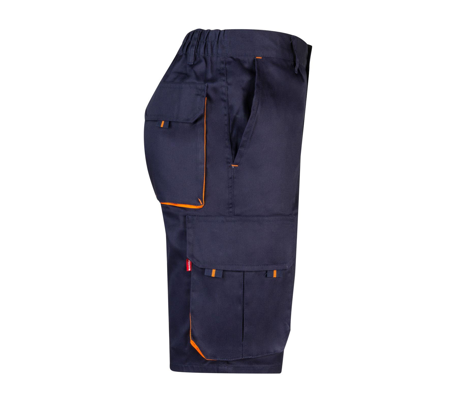 TWO-TONE MULTI-POCKET BERMUDA SHORTS