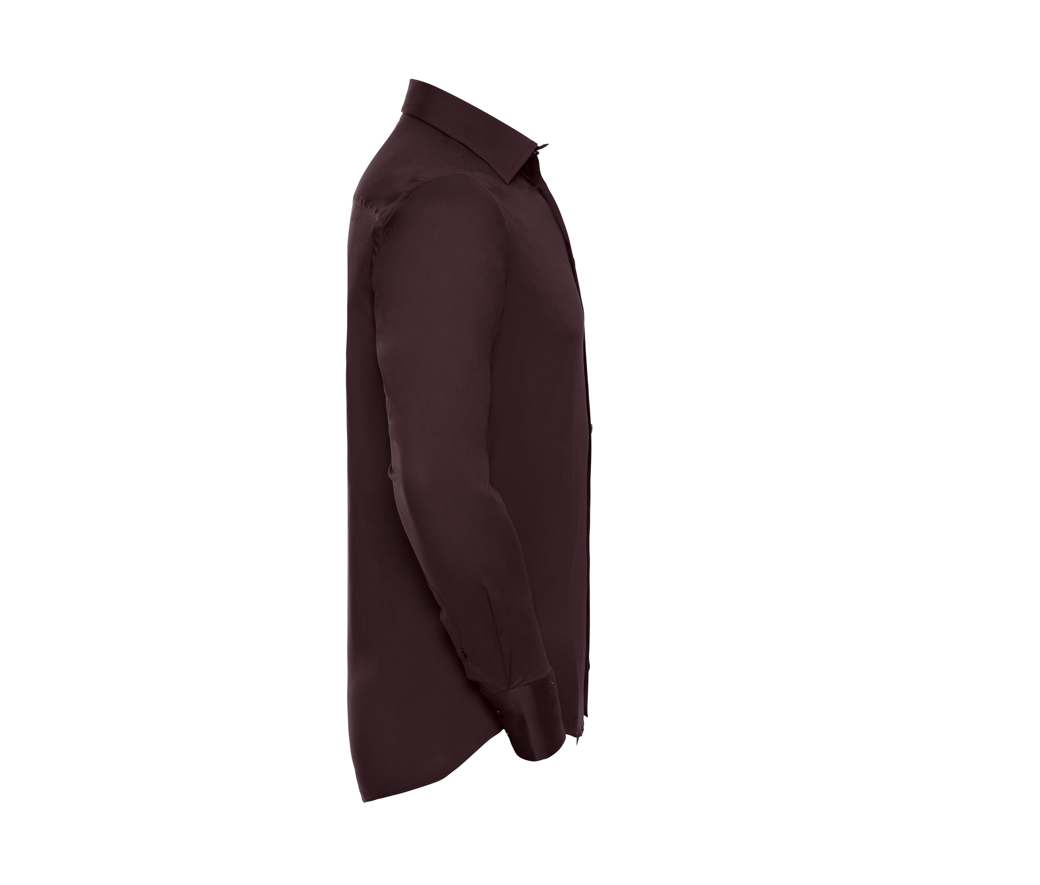 MEN'S LONG SLEEVE FITTED STRETCH SHIRT