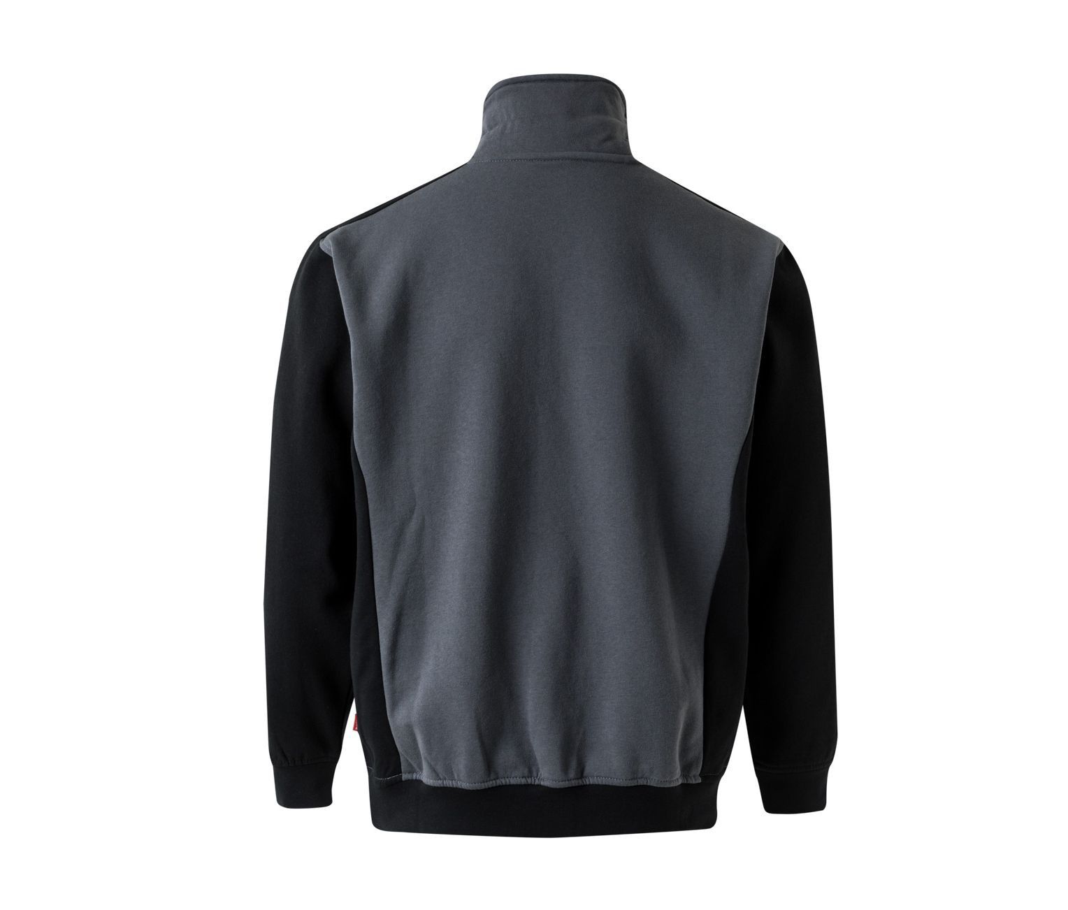 TWO-TONE HALF ZIP SWEATSHIRT