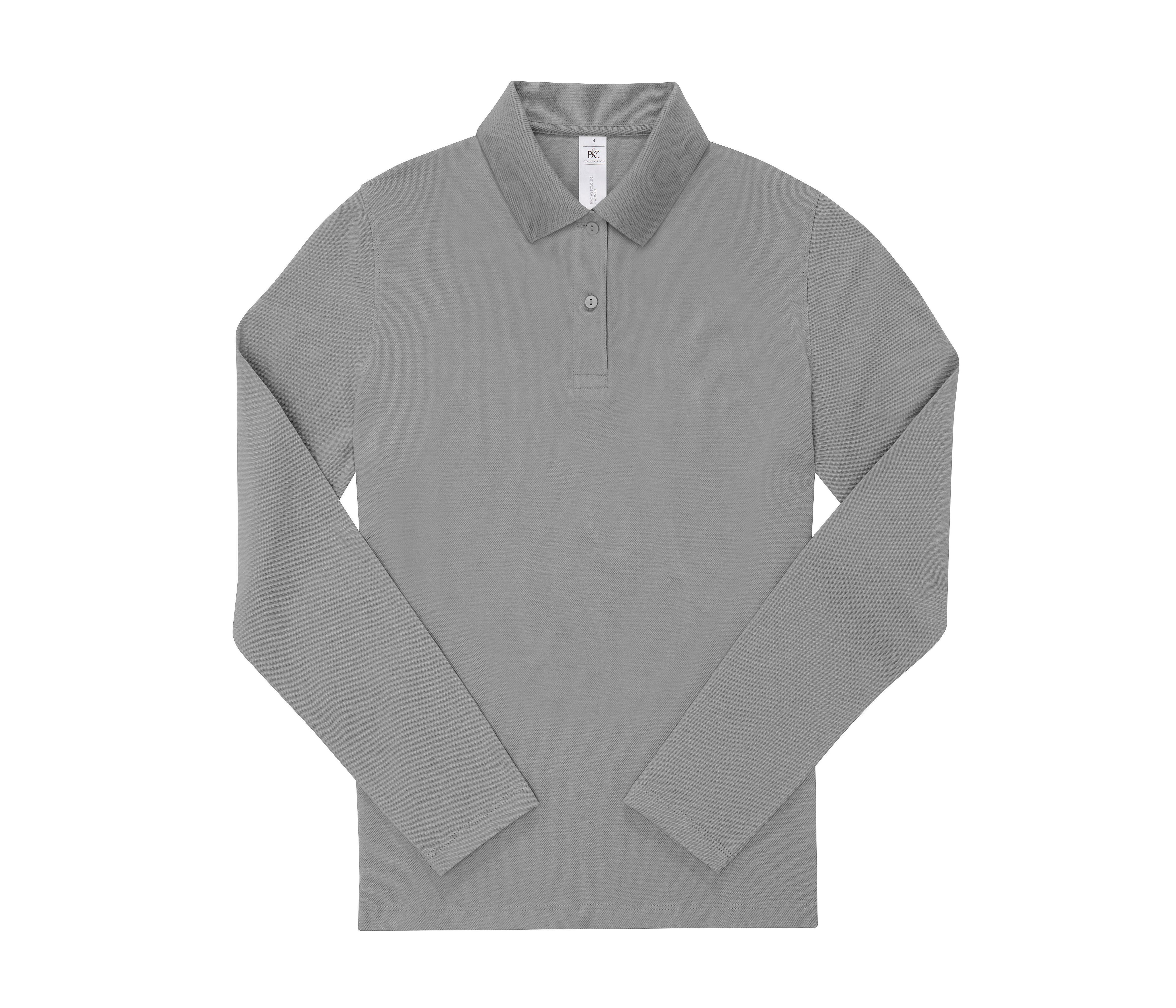 B&C MY POLO 210 LSL /WOMEN