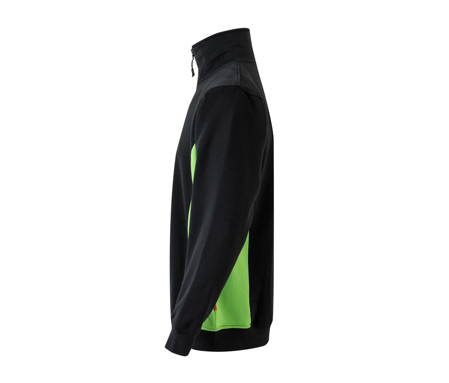 TWO-TONE HALF-ZIP SWEATSHIRT