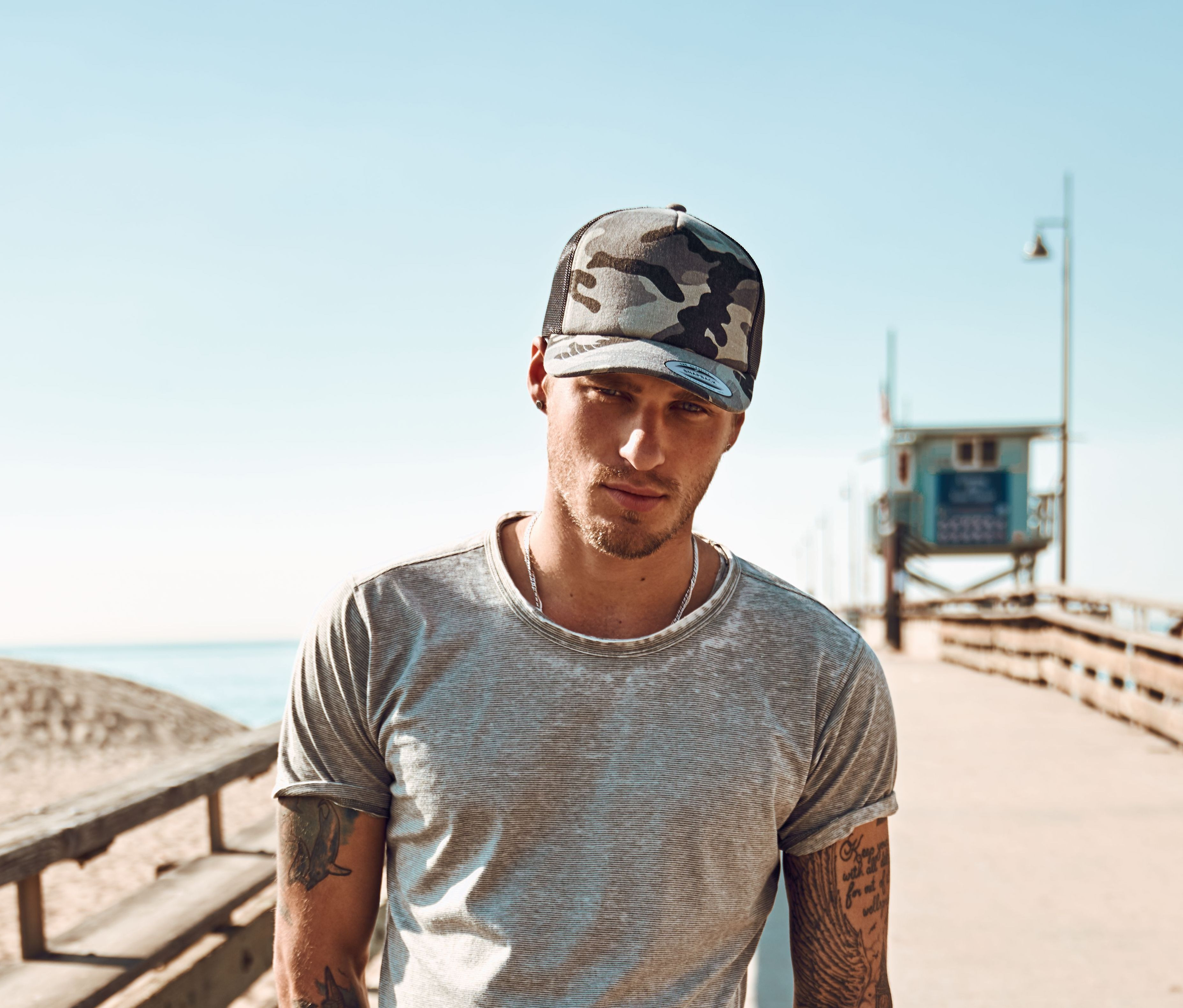 CAMO TRUCKER CAP