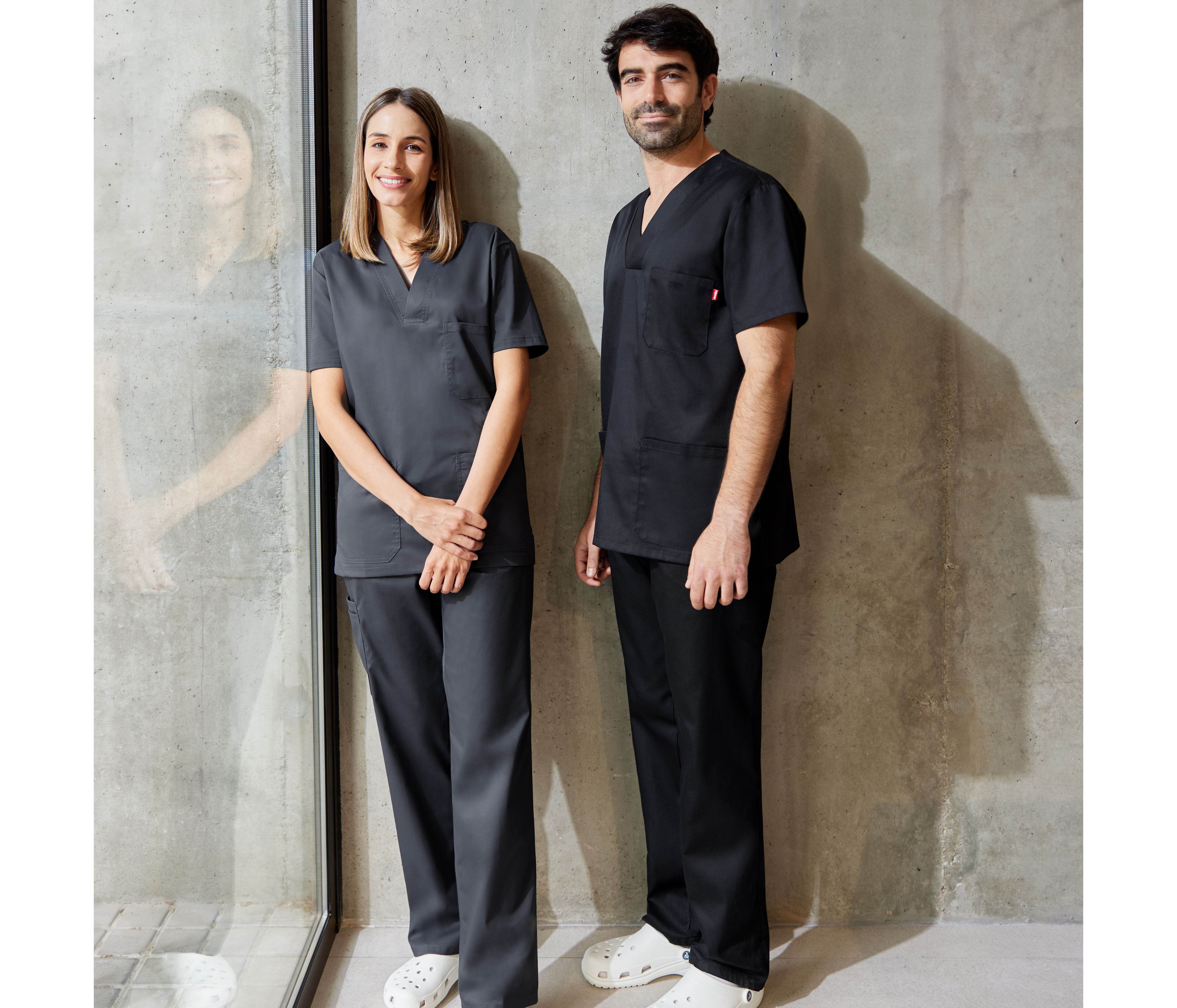 ELASTICATED WAISTBAND TROUSERS
