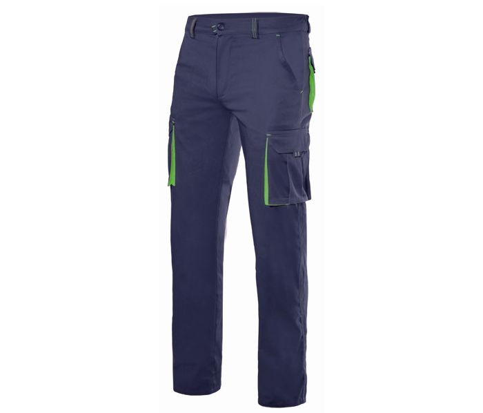 TWO-TONE STRETCH TROUSERS