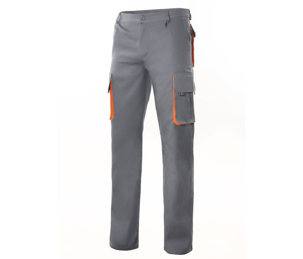 TWO-TONE MULTI-POCKET TROUSERS